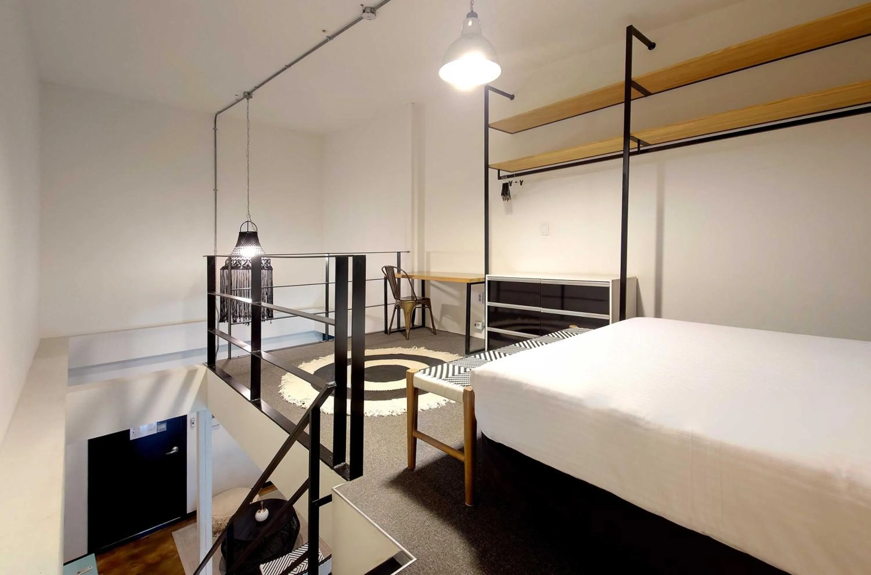Bedroom, Bed in Seoul Loft Apartments - SLA 7 Night Minimum