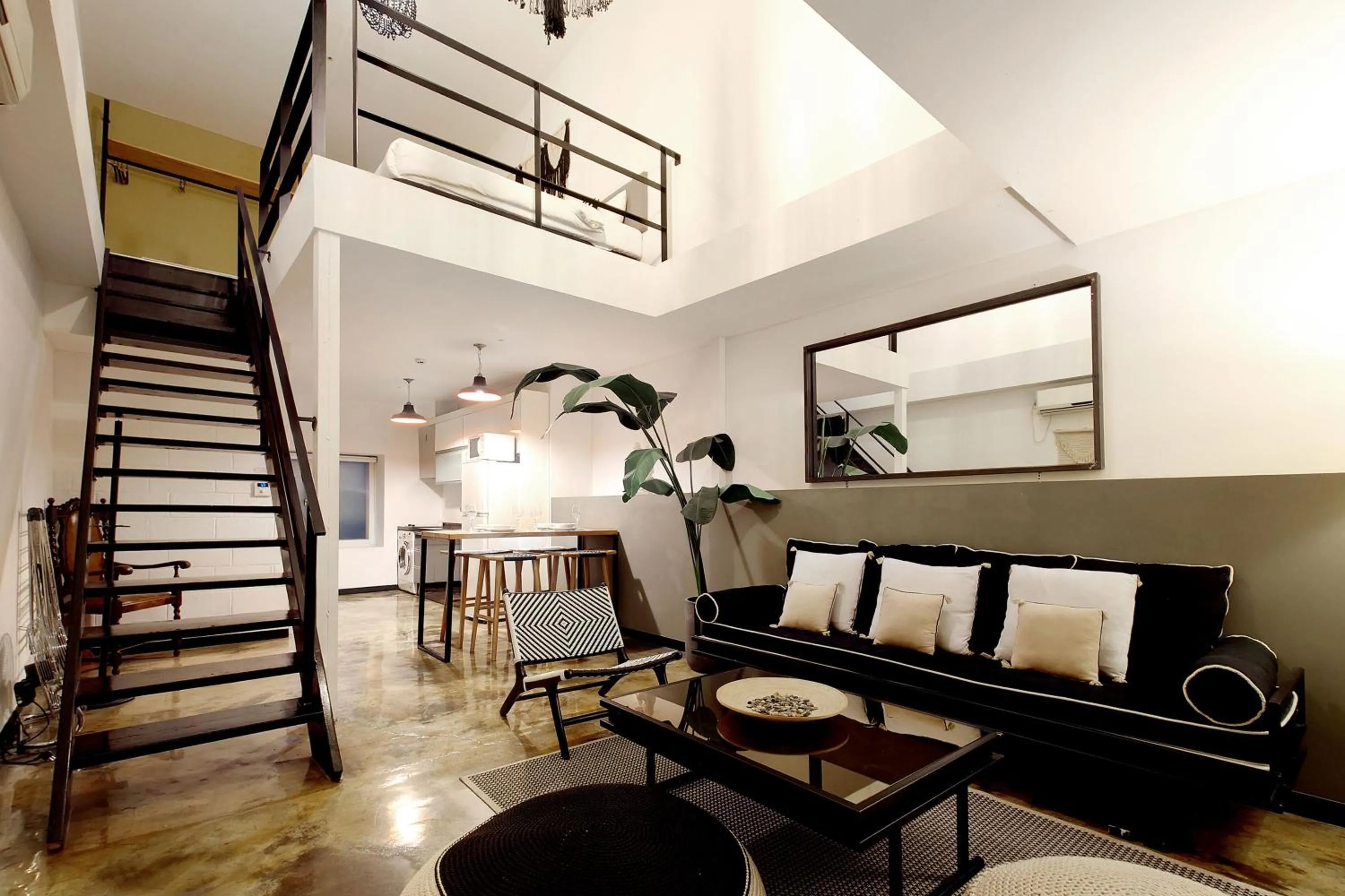 Living room in Seoul Loft Apartments - SLA 7 Night Minimum