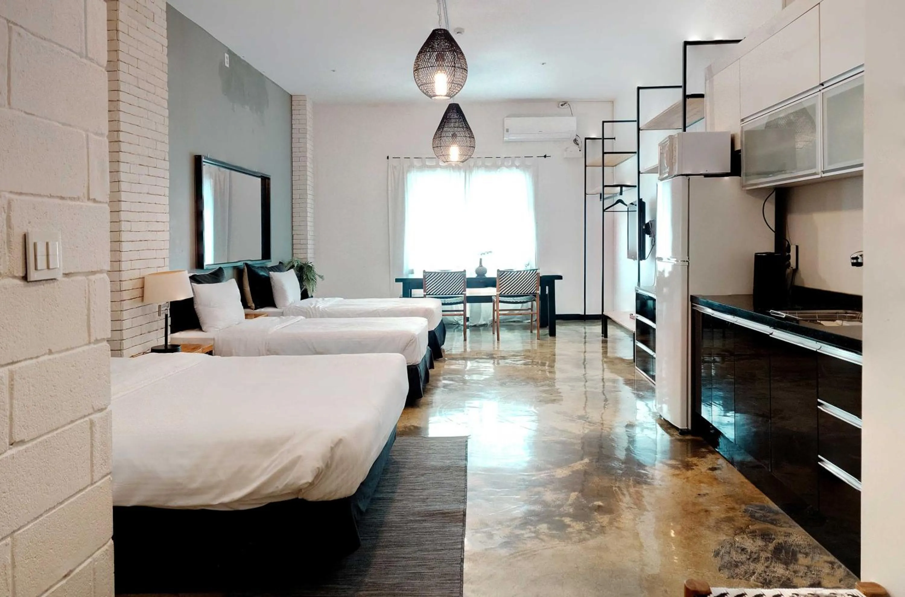 Bedroom, Bed in Seoul Loft Apartments - SLA 7 Night Minimum