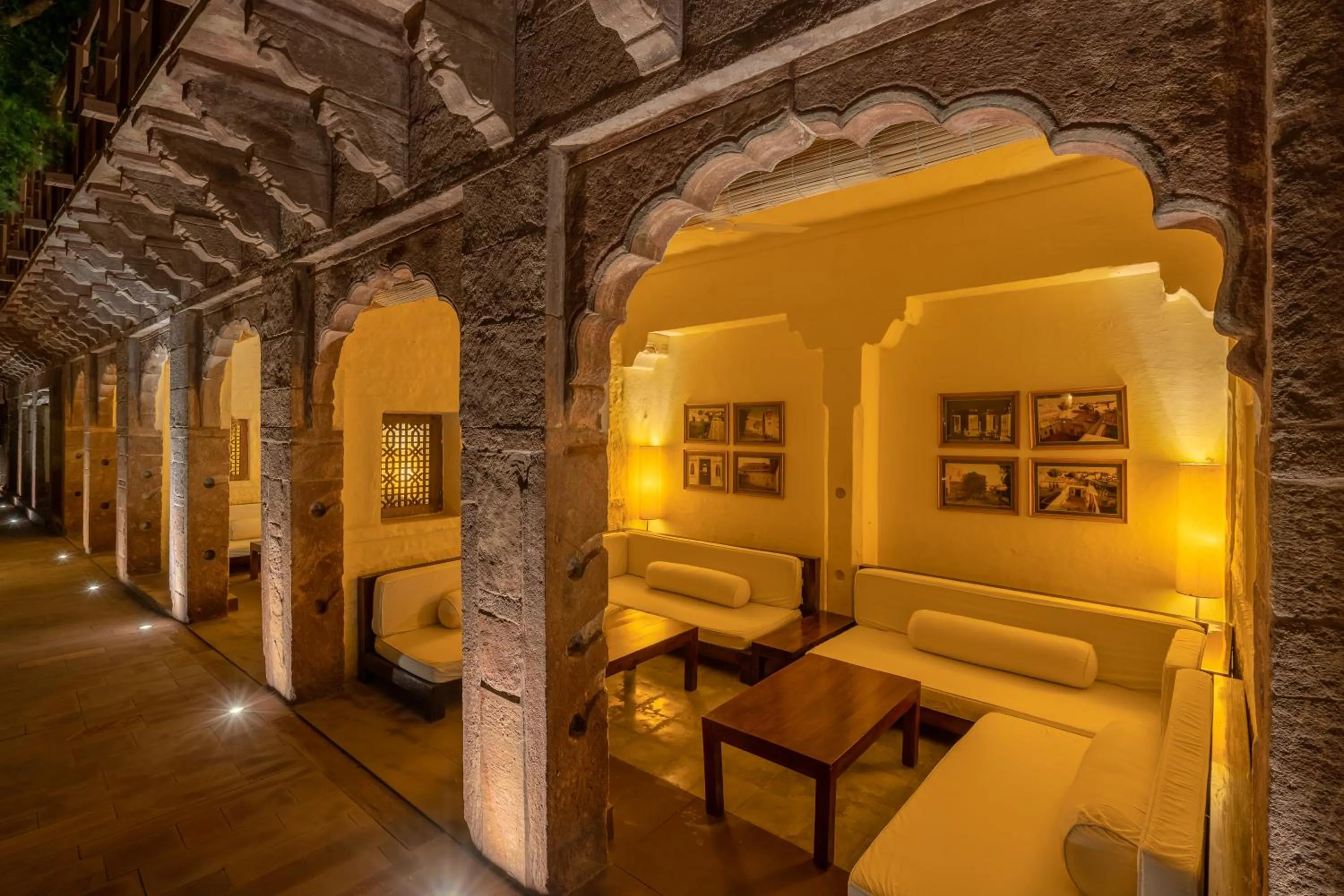 Seating area in RAAS Jodhpur