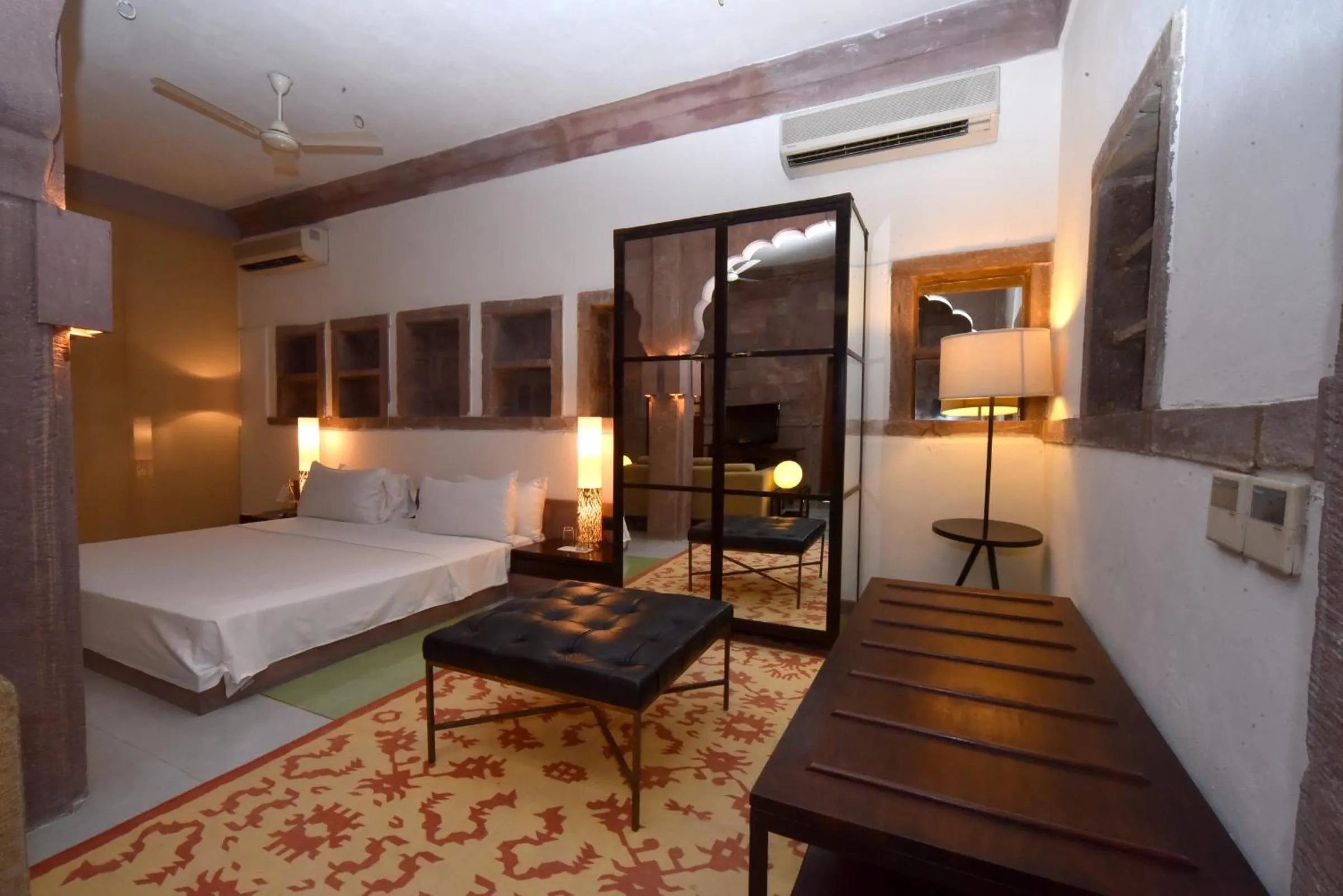 Photo of the whole room, Bed in RAAS Jodhpur