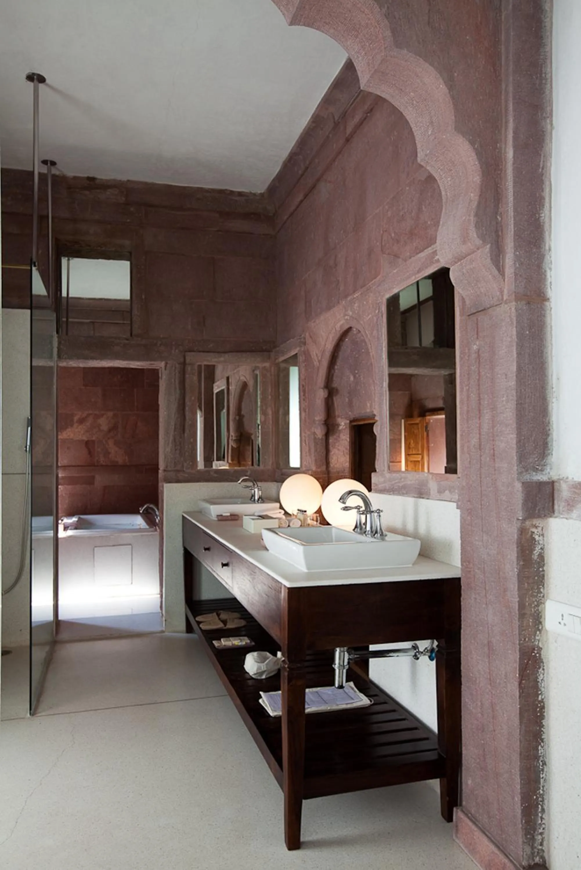 Bathroom, Bed in RAAS Jodhpur