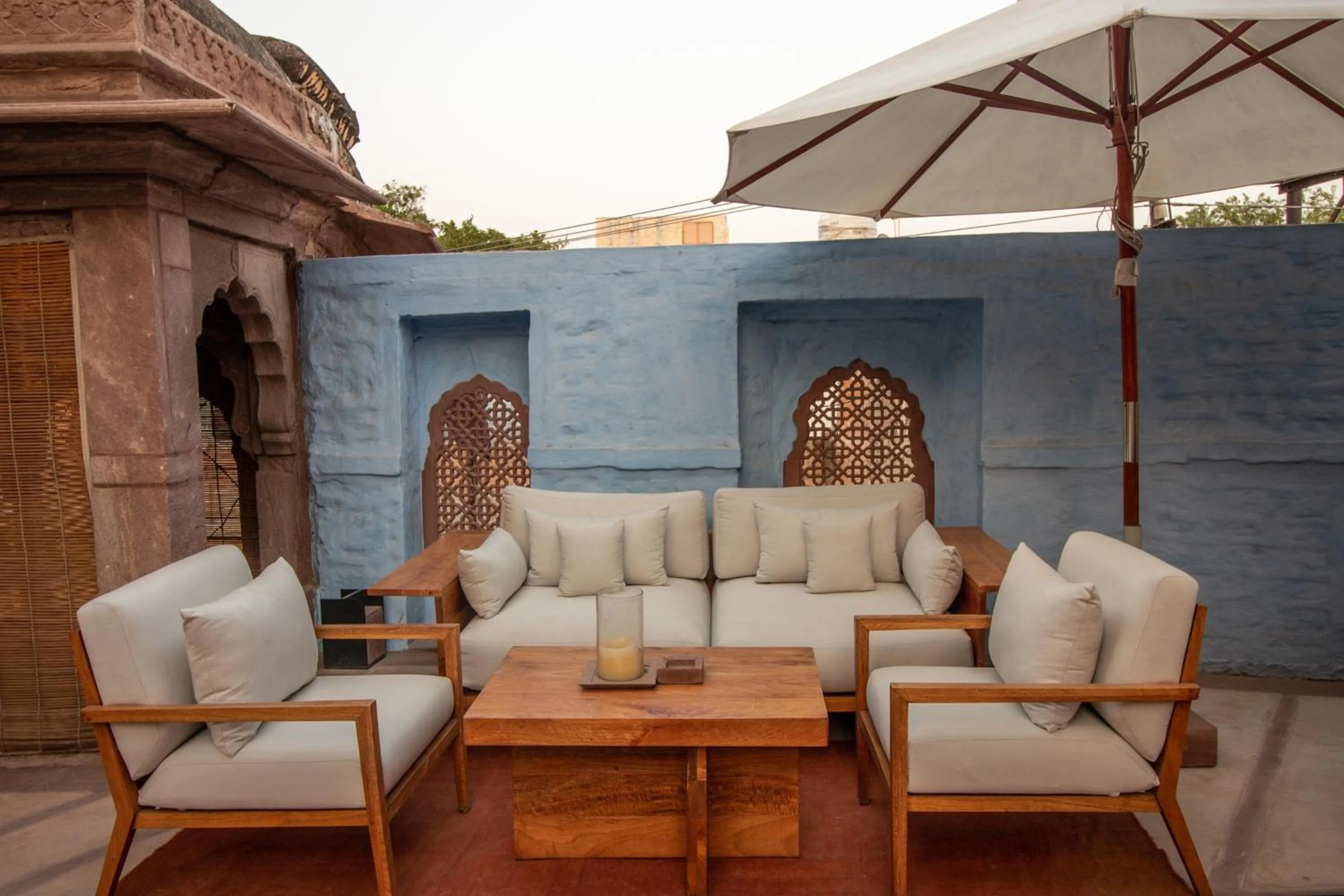 Seating area in RAAS Jodhpur