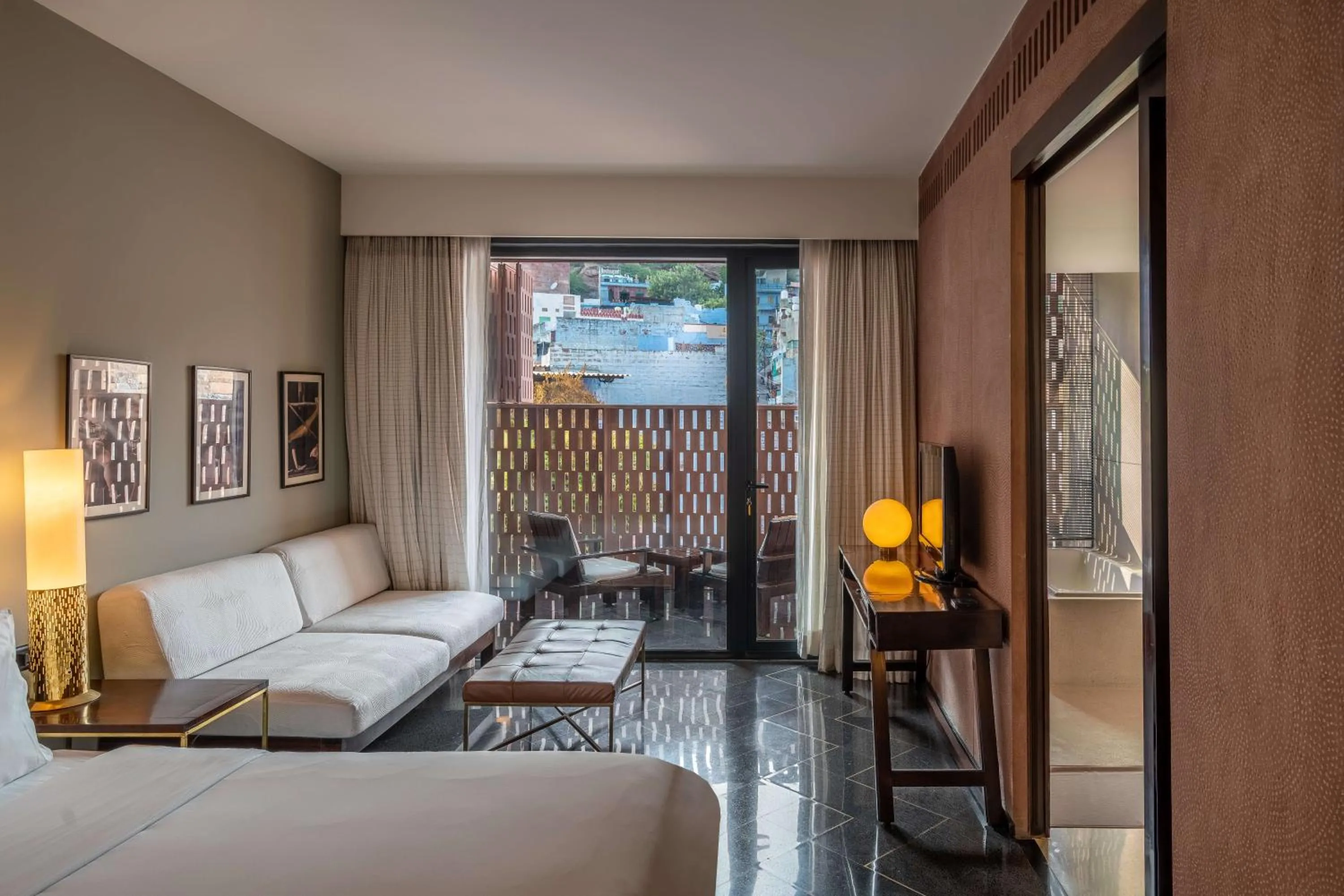 Seating area in RAAS Jodhpur