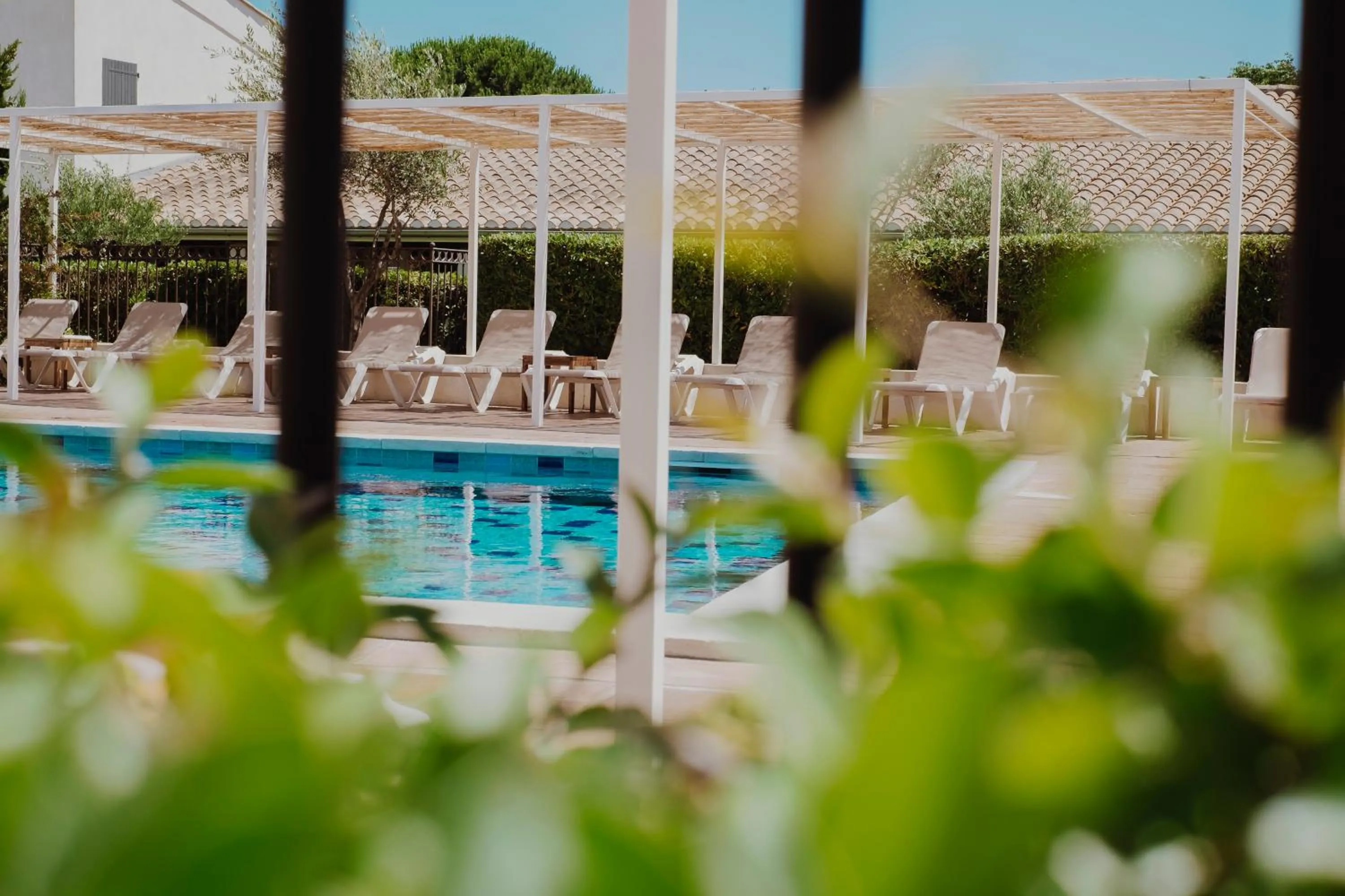 Swimming pool in Oustau Camarguen Hôtel & Spa
