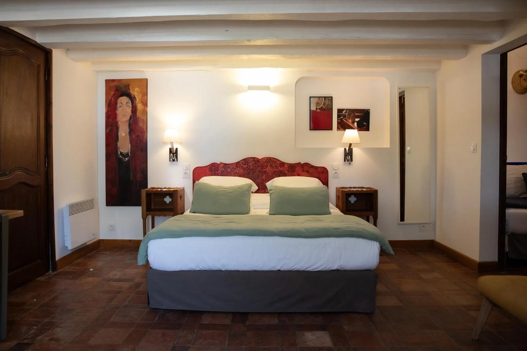 Bed in Oustau Camarguen Hôtel & Spa