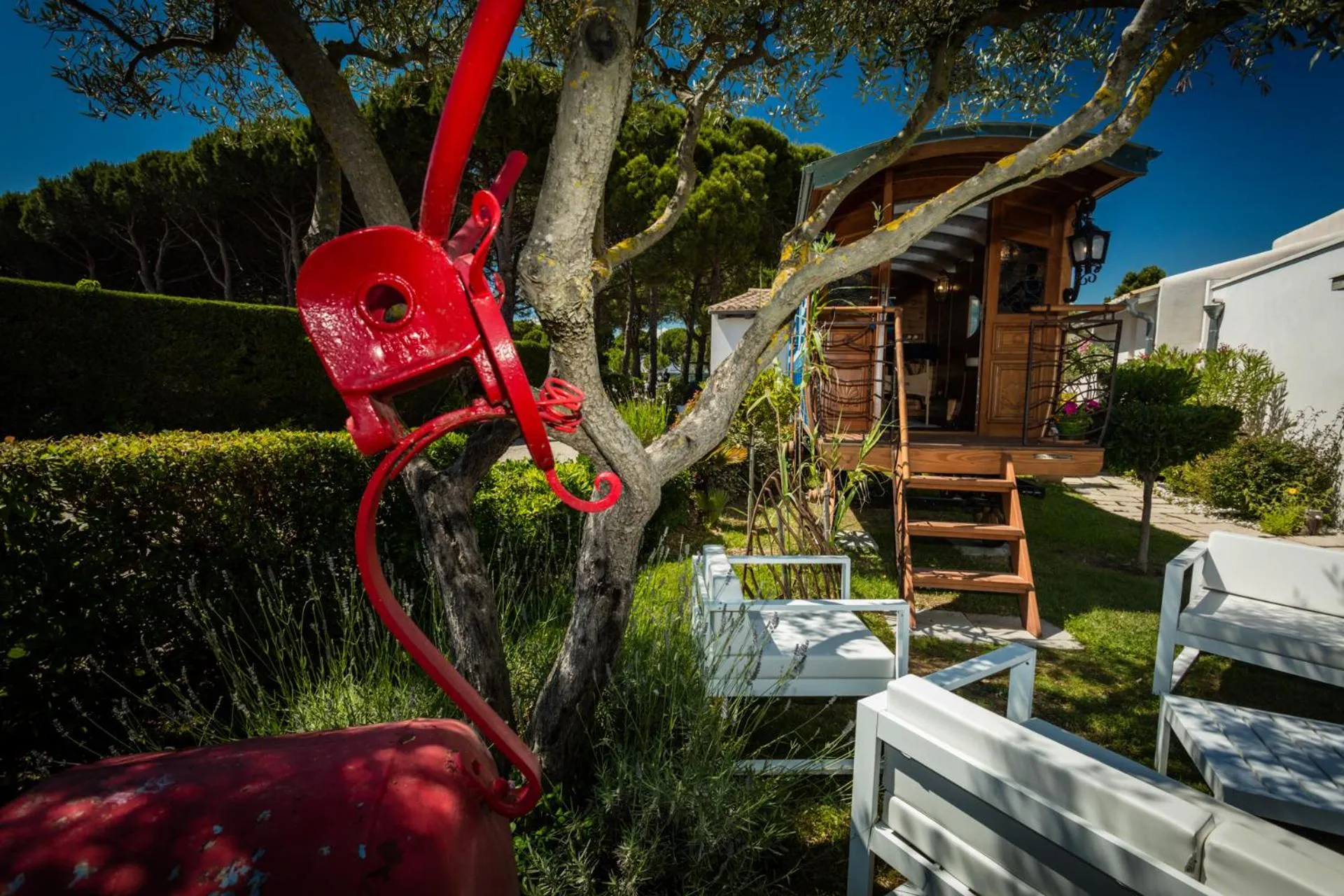 Garden in Oustau Camarguen Hôtel & Spa