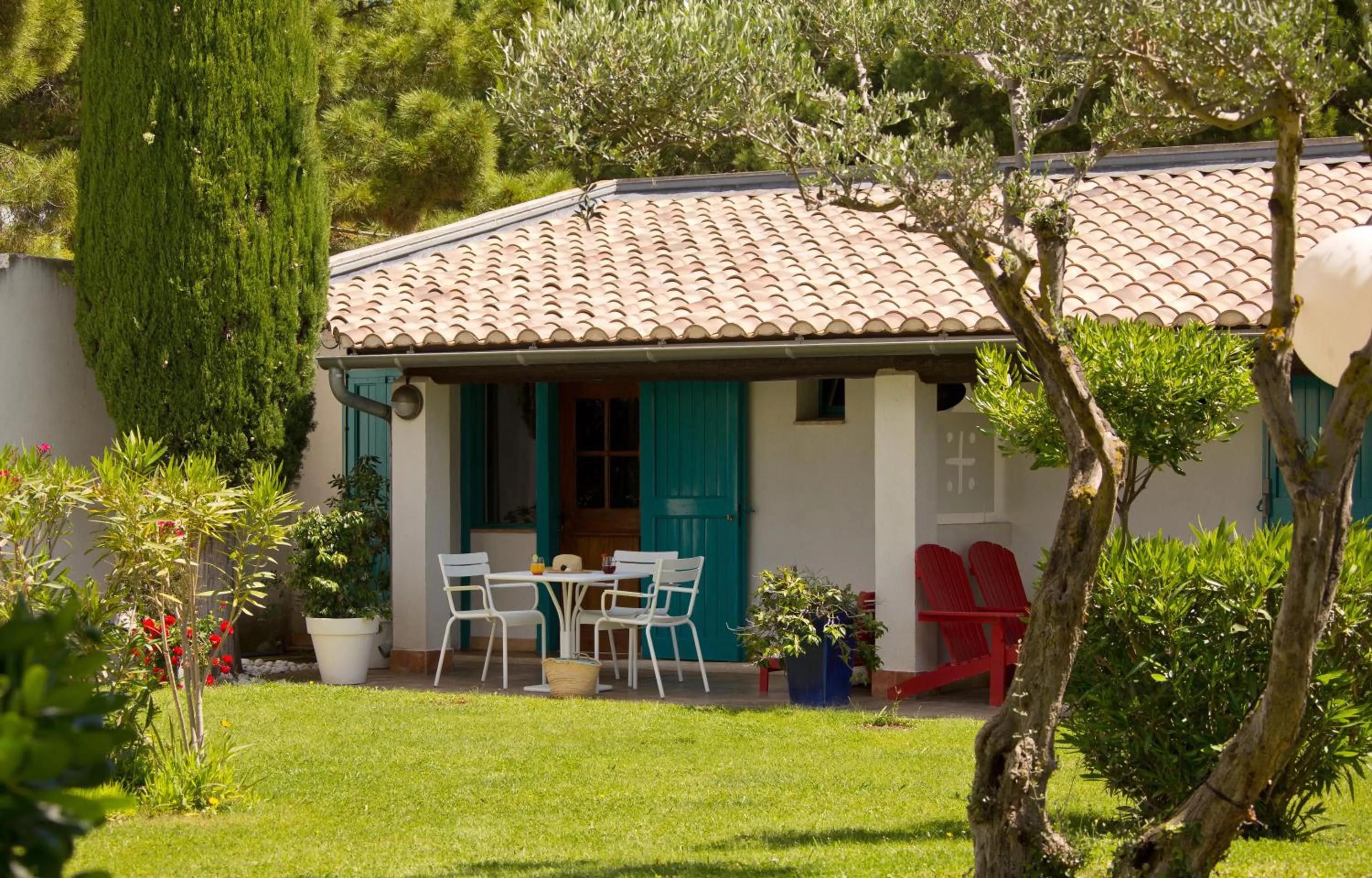 Garden in Oustau Camarguen Hôtel & Spa