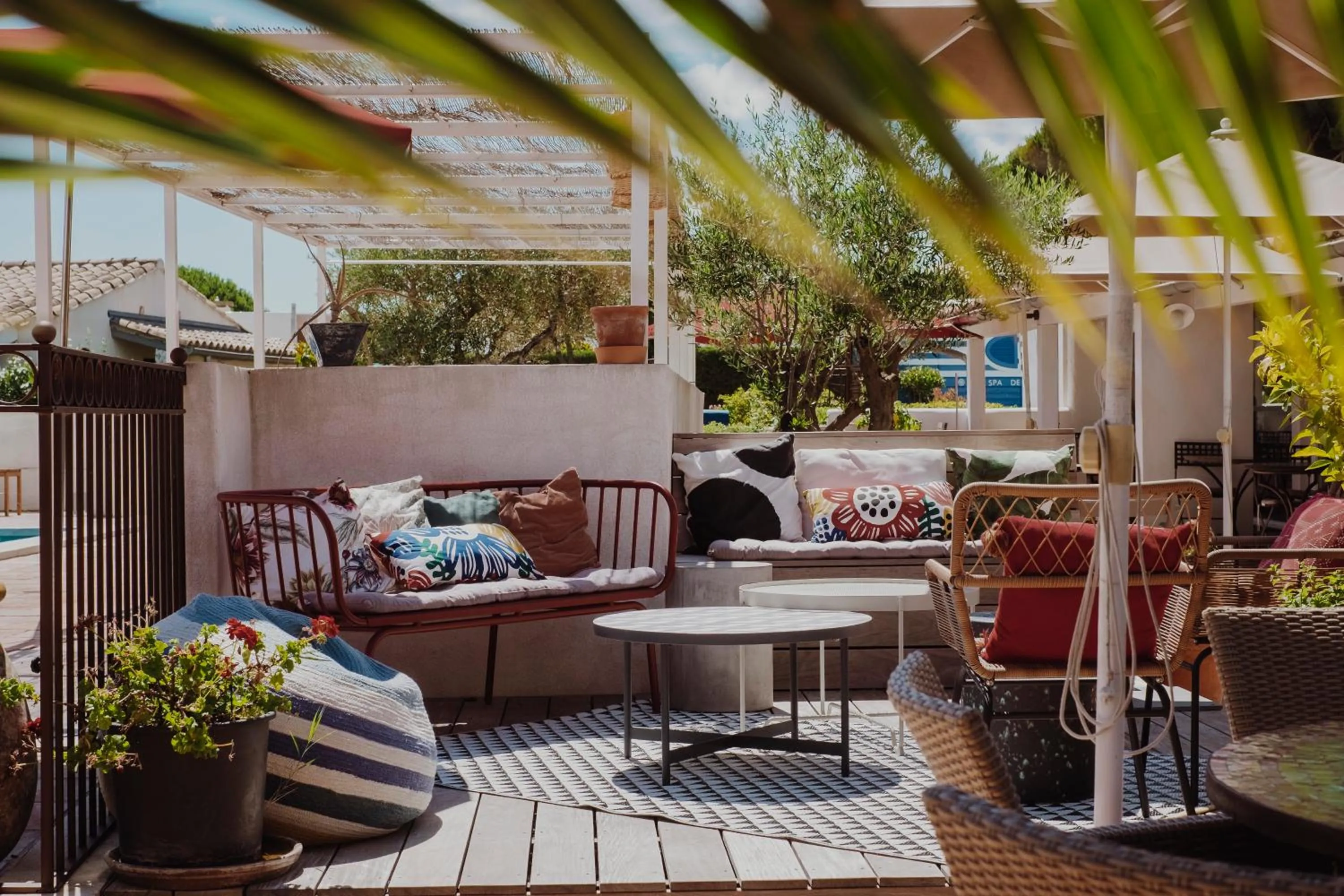Seating area in Oustau Camarguen Hôtel & Spa