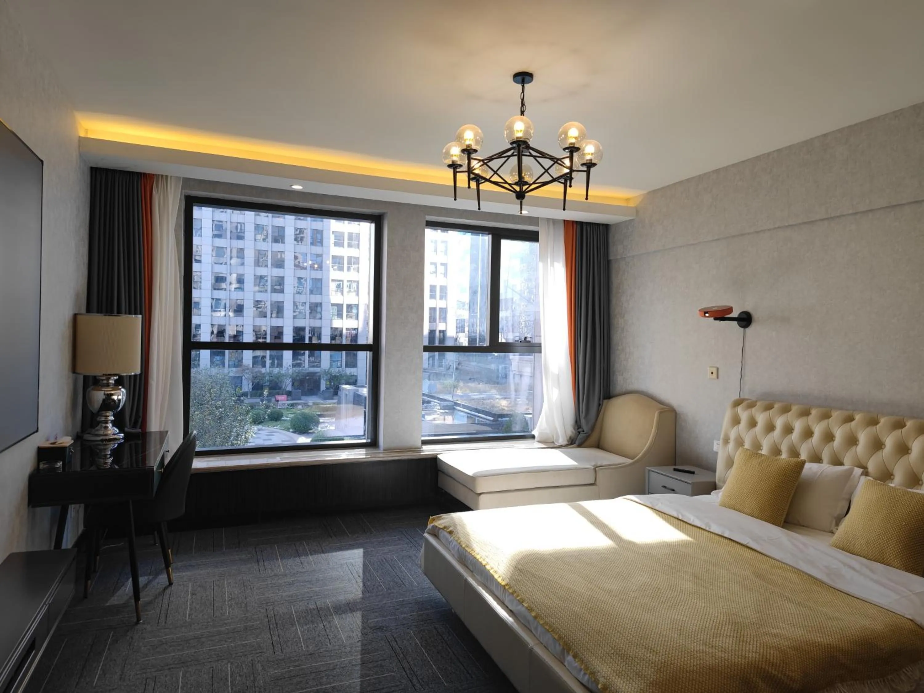 Bed in Yise Apartment Beijing Guomao CBD Branch