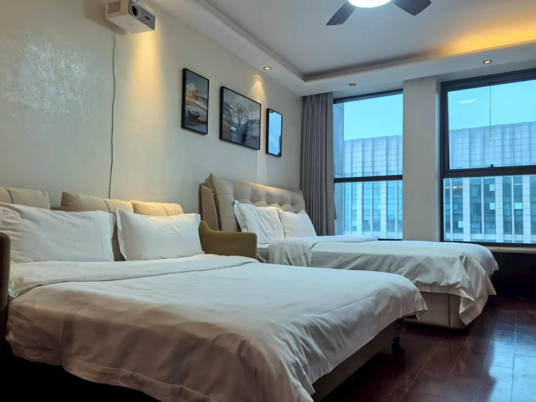 Bed in Yise Apartment Beijing Guomao CBD Branch