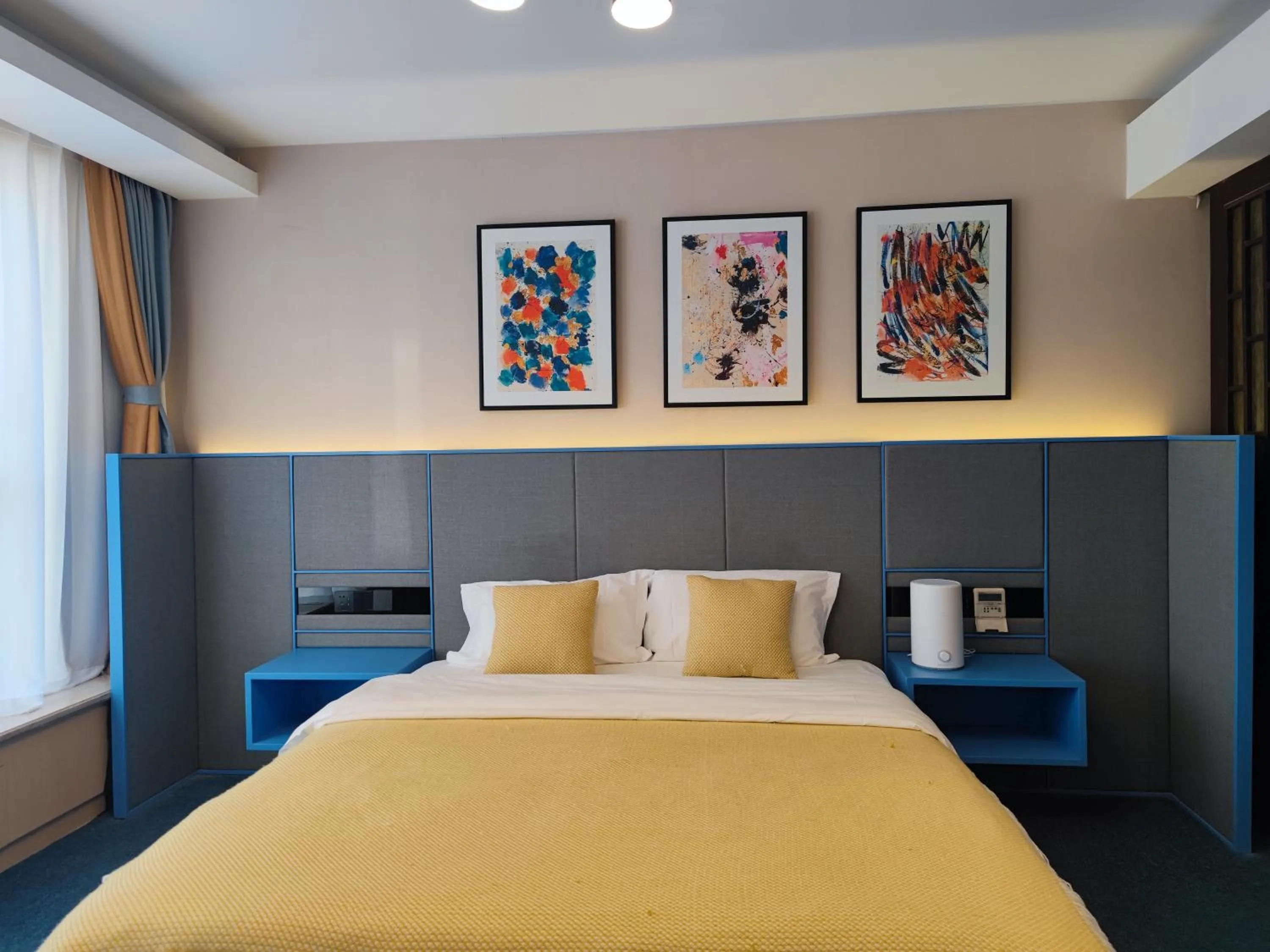 Bed in Yise Apartment Beijing Guomao CBD Branch