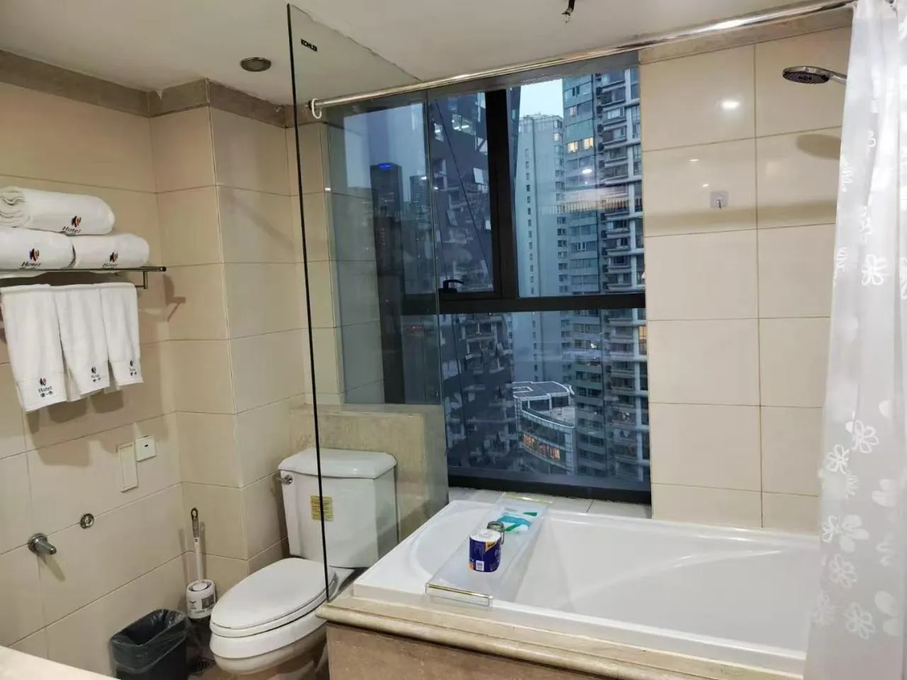 Bath in Yise Apartment Beijing Guomao CBD Branch