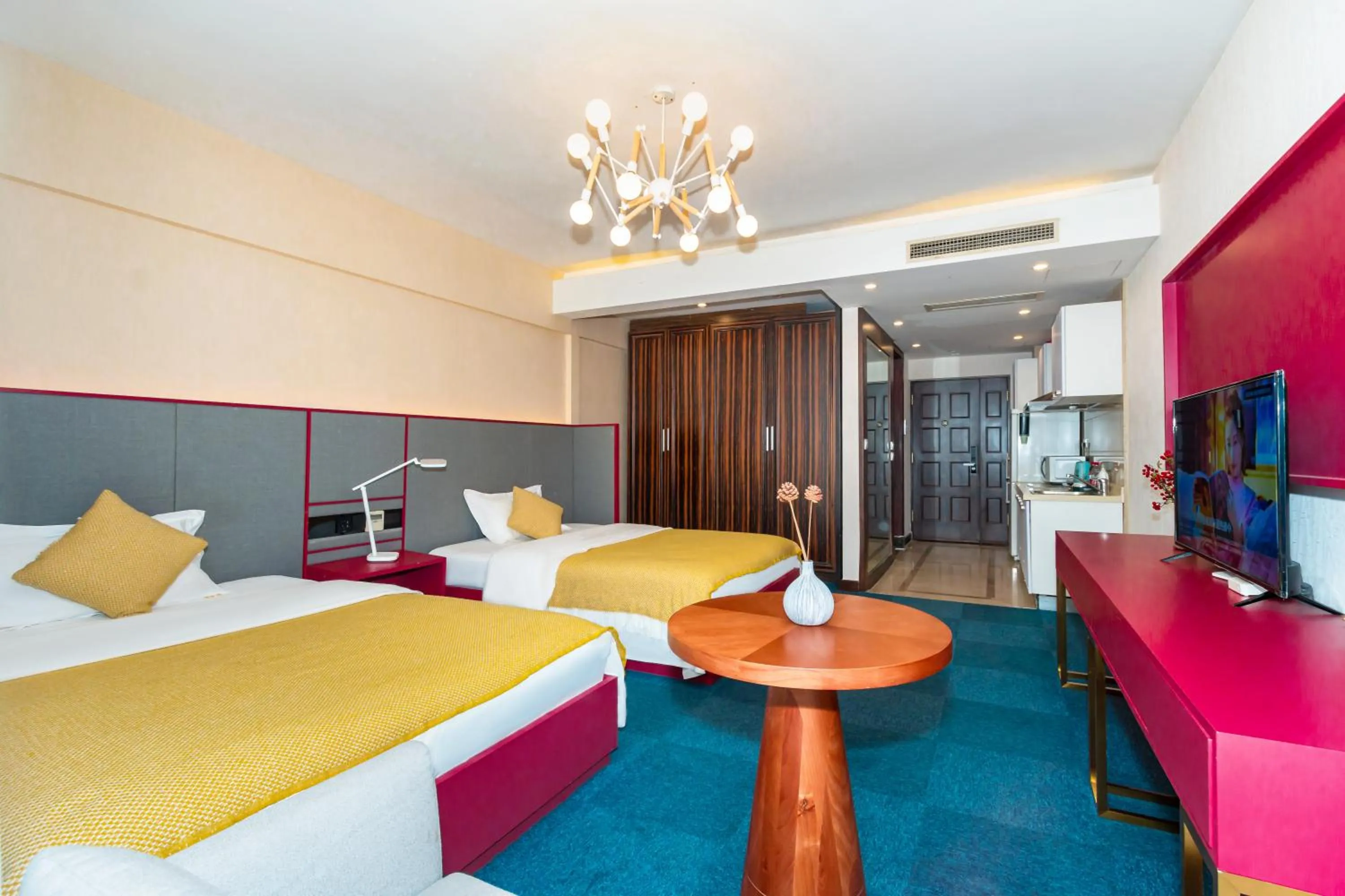 Bed in Yise Apartment Beijing Guomao CBD Branch