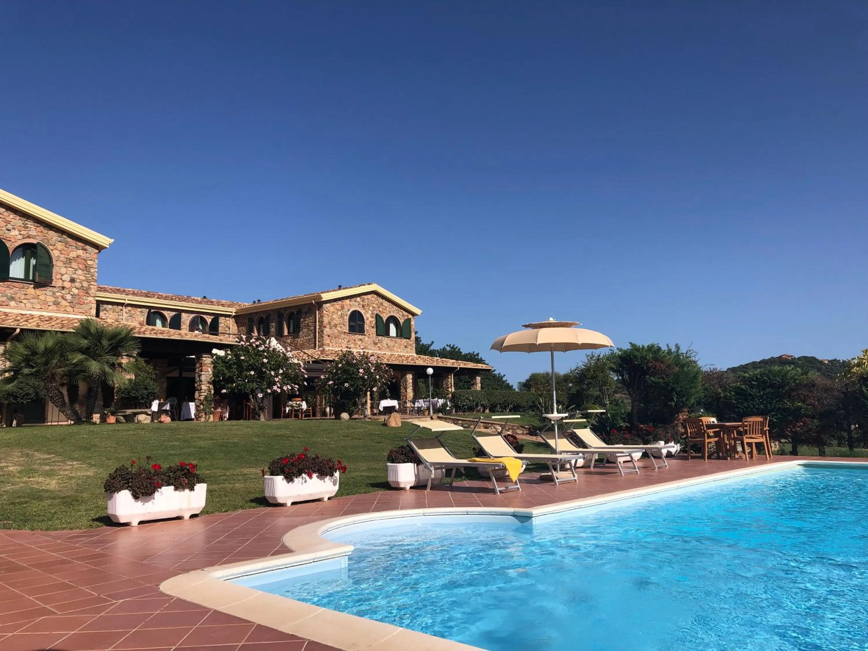 Garden view in Hotel Janas