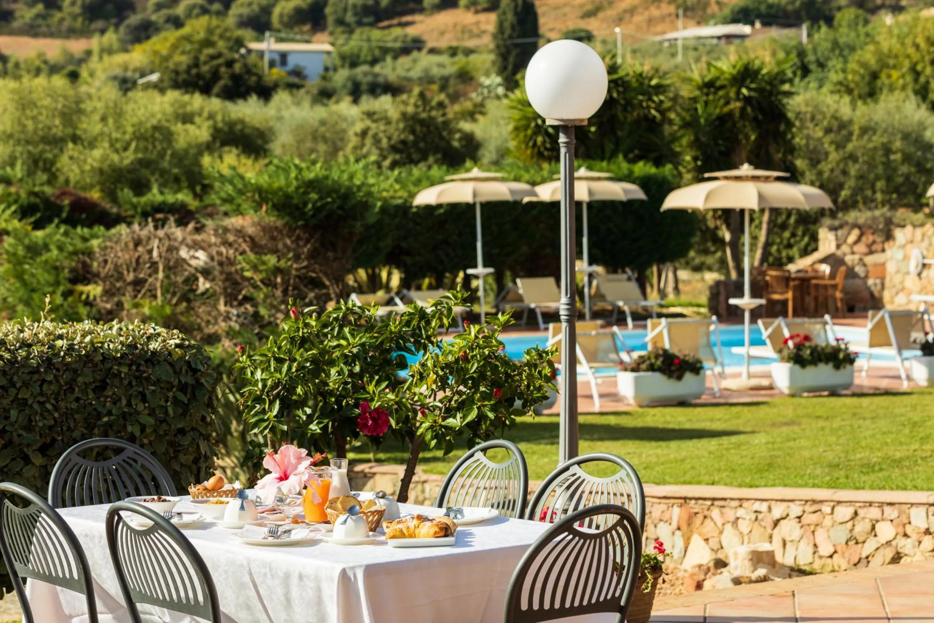 Garden in Hotel Janas