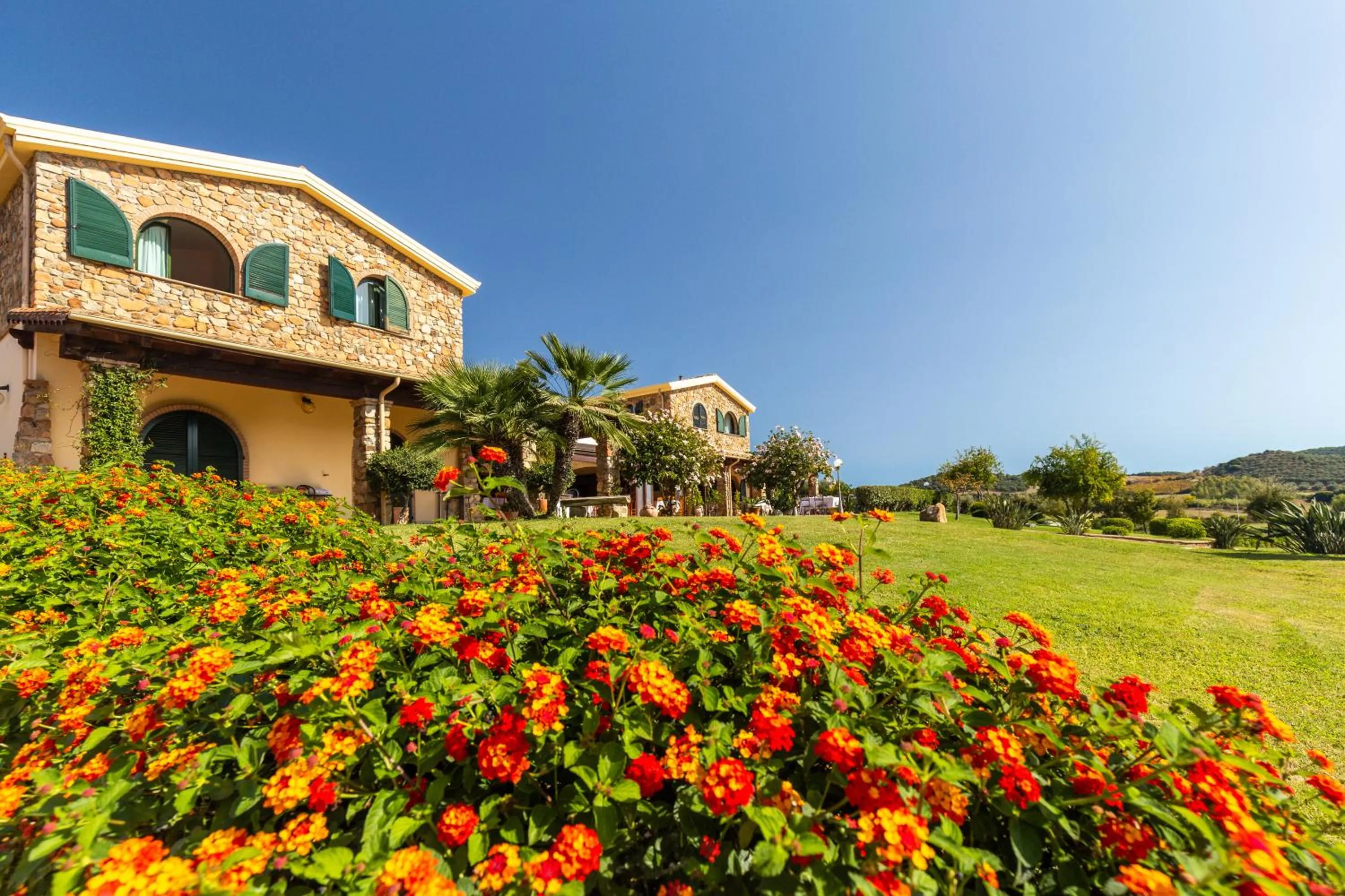 Garden in Hotel Janas