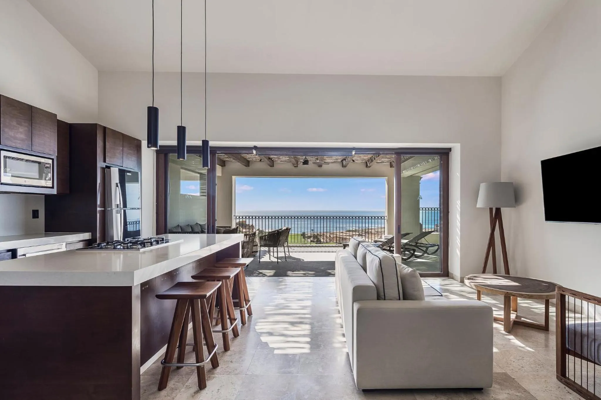 Living room in Live Aqua Private Residences Los Cabos