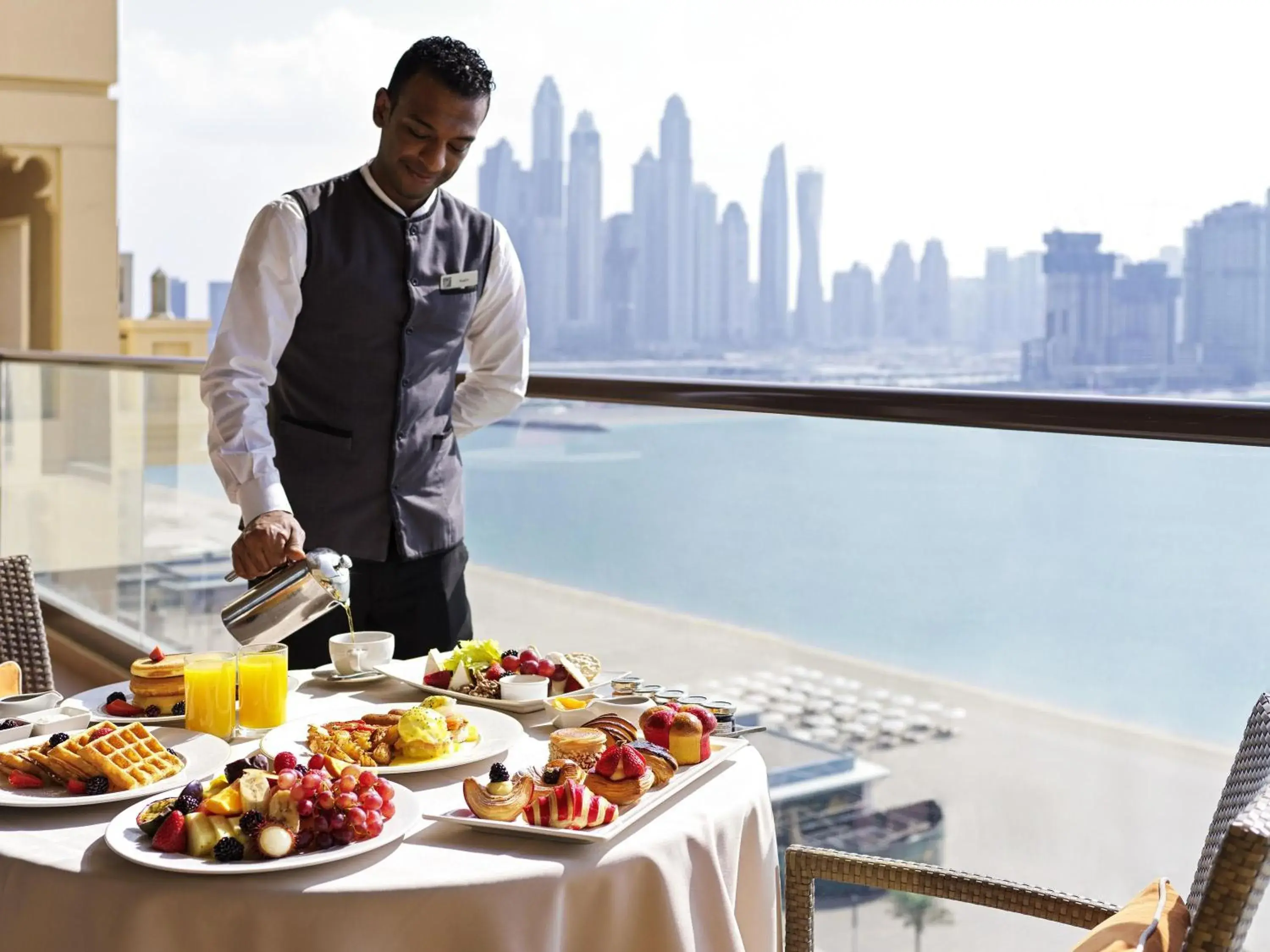 Grand Family Heritage Room with Two King Beds and Balcony in Fairmont The Palm Grand Family Heritage Room with Two King Beds and Balcony in Fairmont The Palm