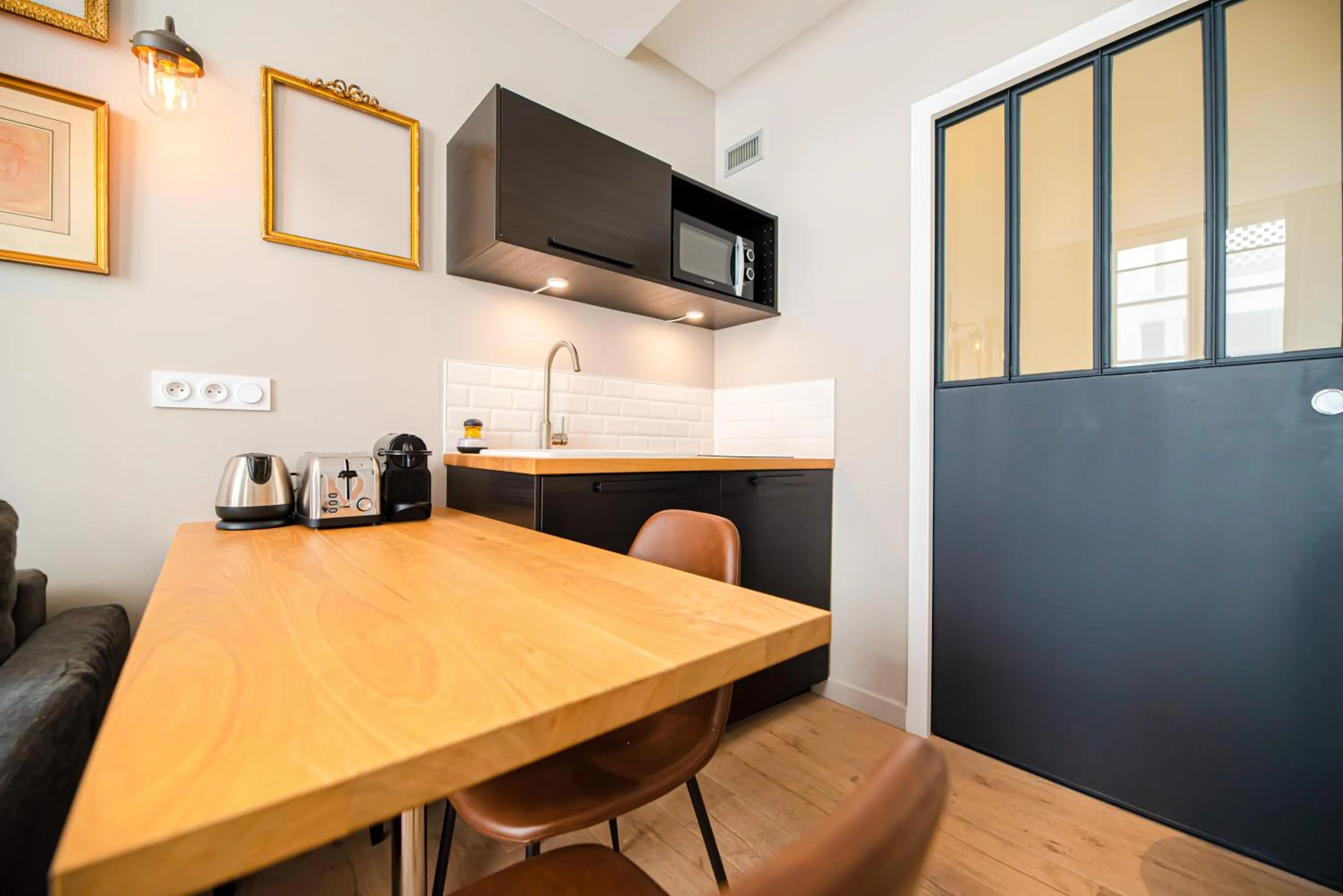 Kitchen or kitchenette in Residence Les Boulevards