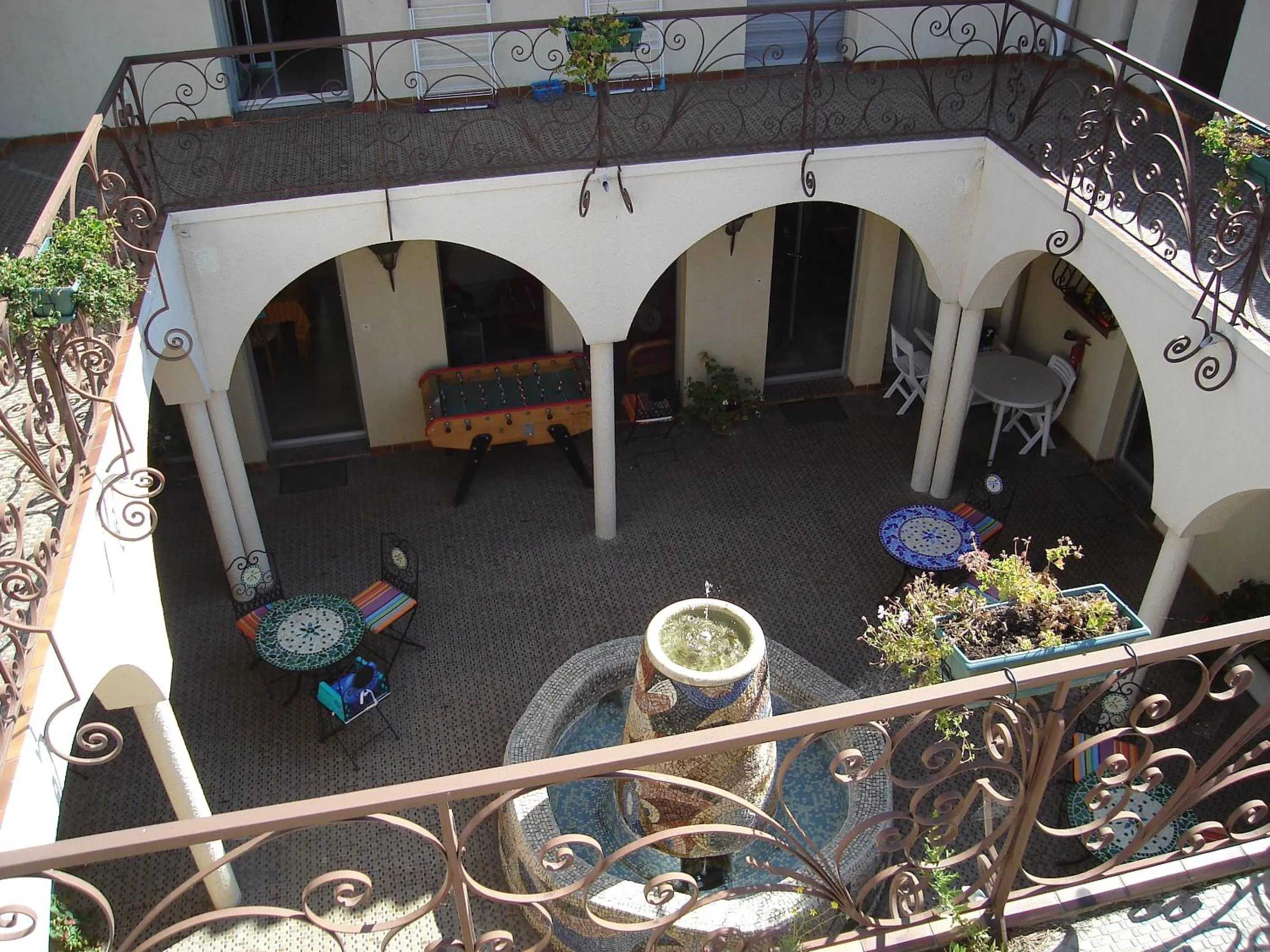 Patio in Chambres d'hôtes et gîtes Al Pati