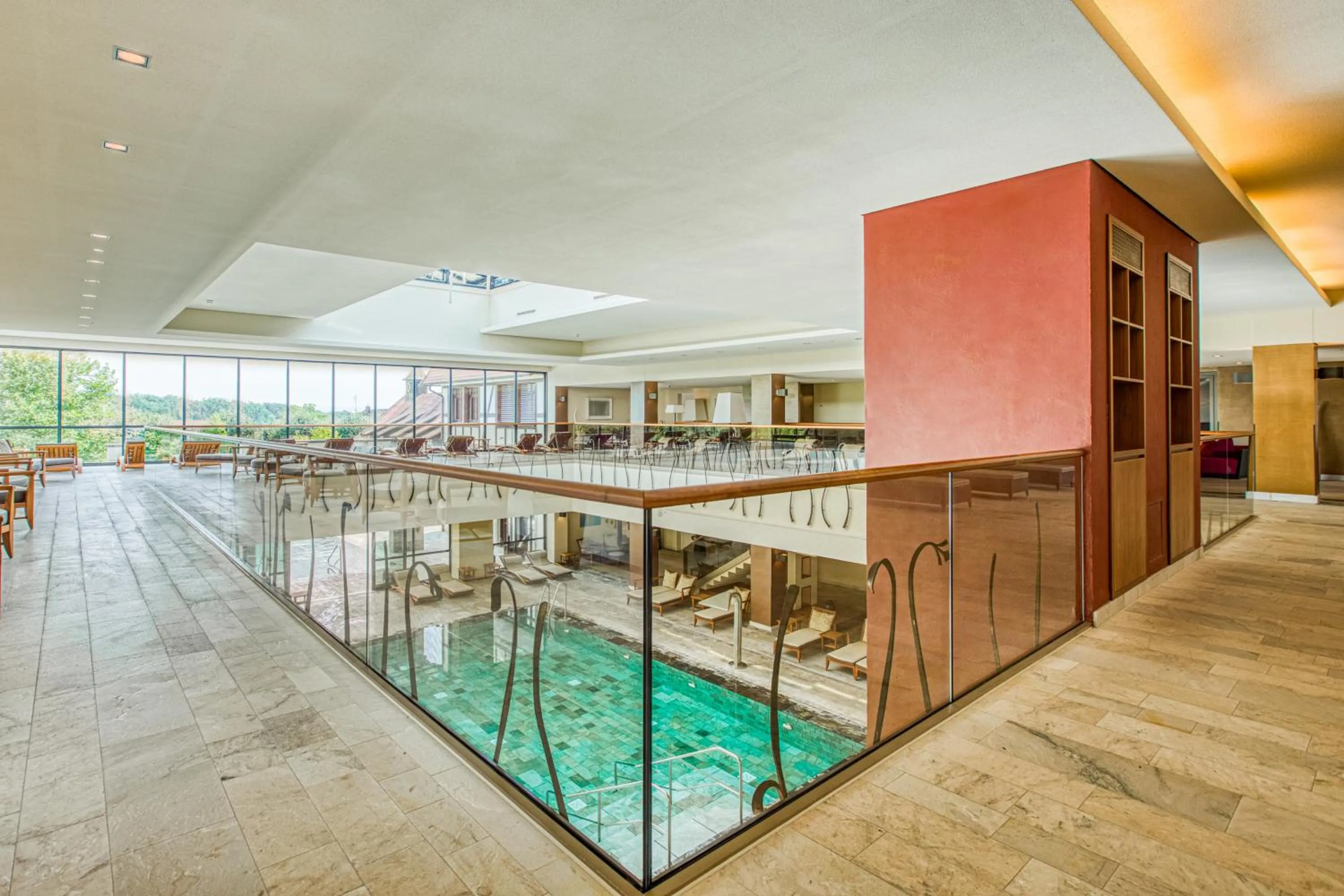 Pool view in Wald & Schlosshotel Friedrichsruhe