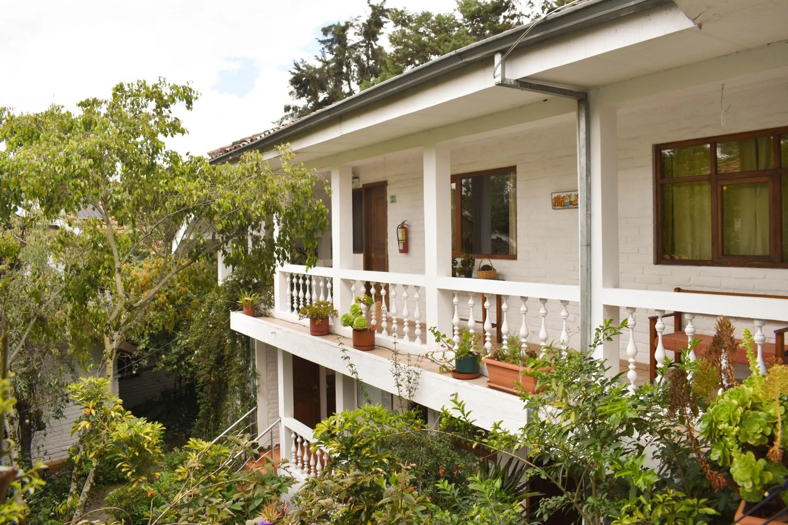 Balcony/Terrace in Apartamentos Otorongo Cuenca Ecuador