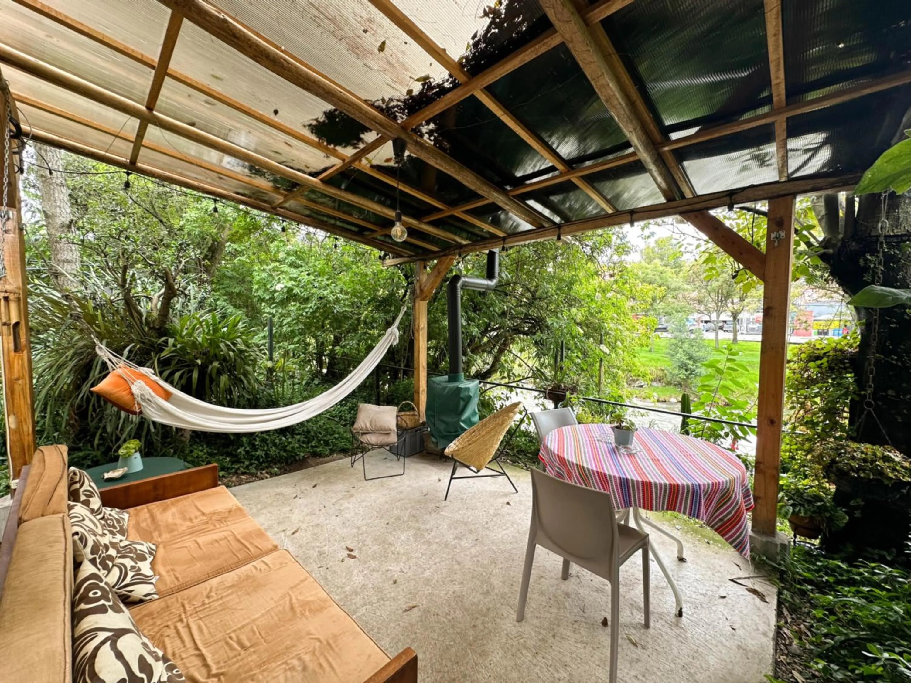 Balcony/Terrace in Apartamentos Otorongo Cuenca Ecuador