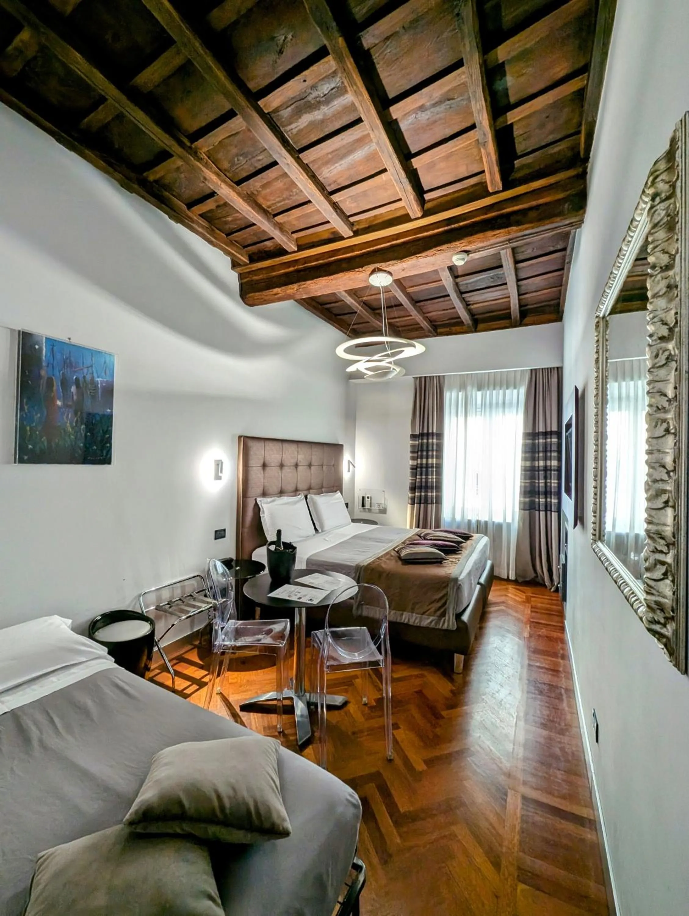 Bed in Relais Forus Inn