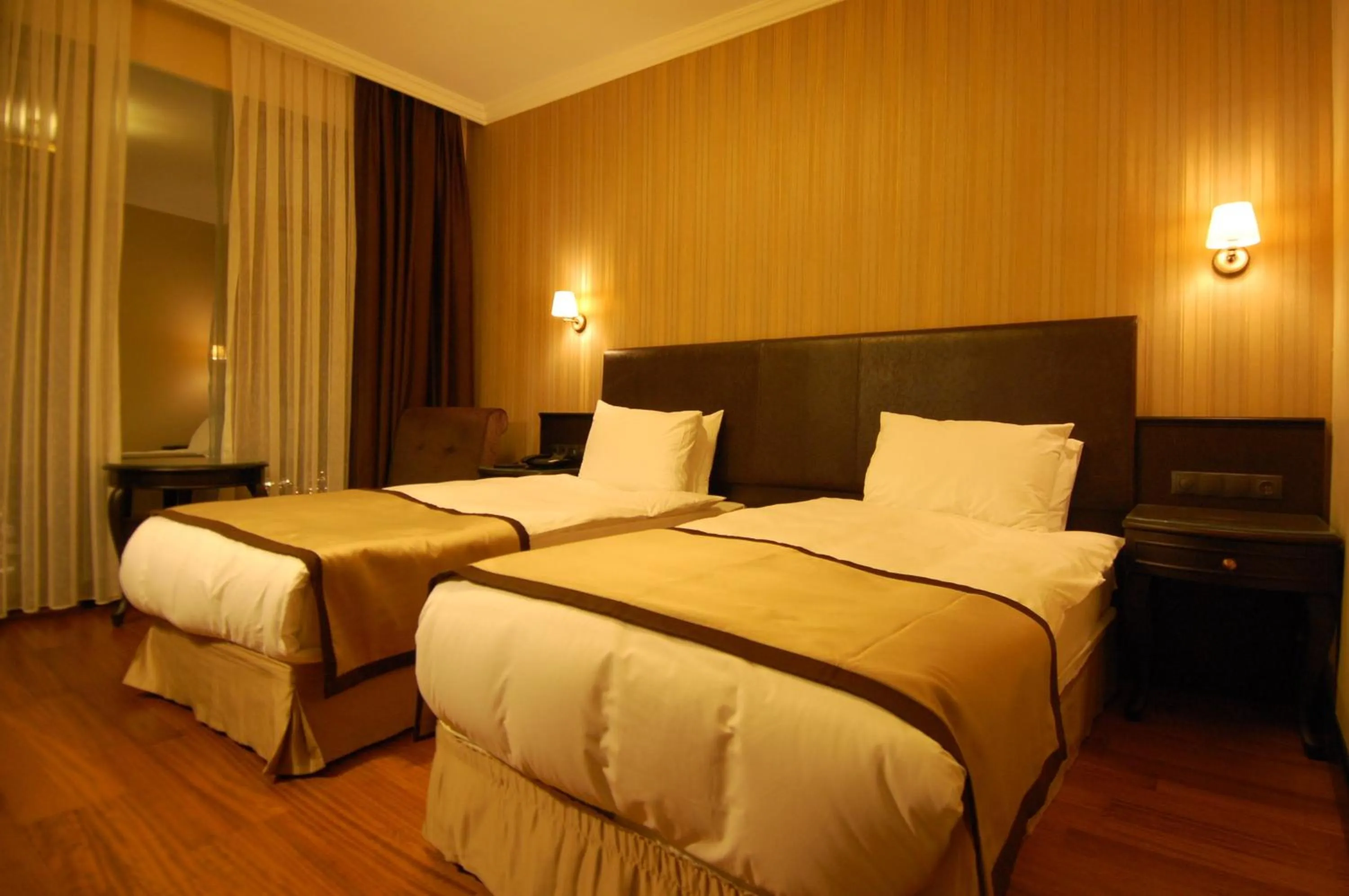 Bed in Sultan Mehmed Hotel