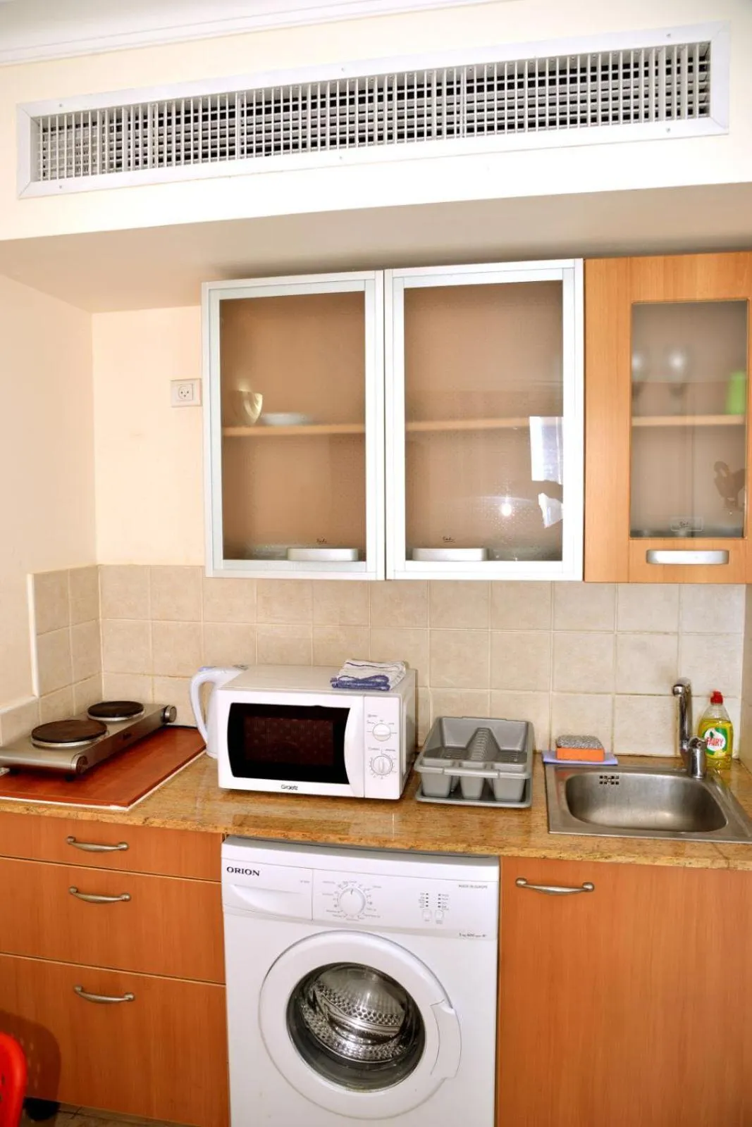 Kitchen or kitchenette in Apartments on the Beach