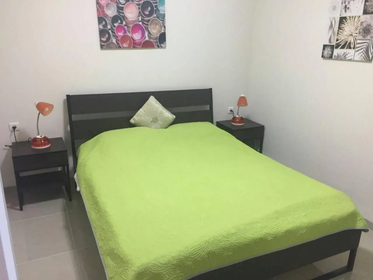 Bedroom, Bed in Apartments on the Beach