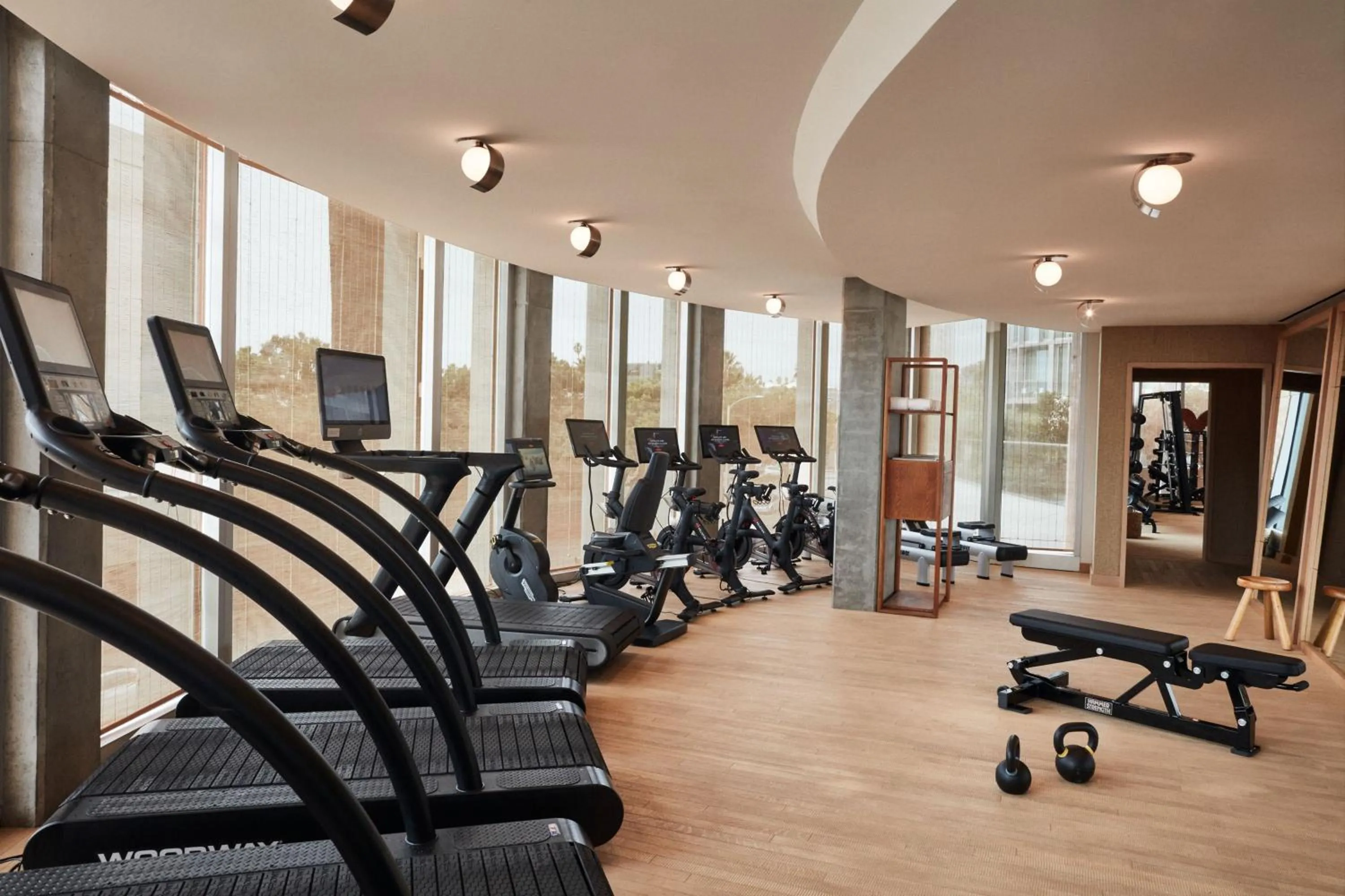 Fitness centre/facilities in Santa Monica Proper Hotel, a Member of Design Hotels