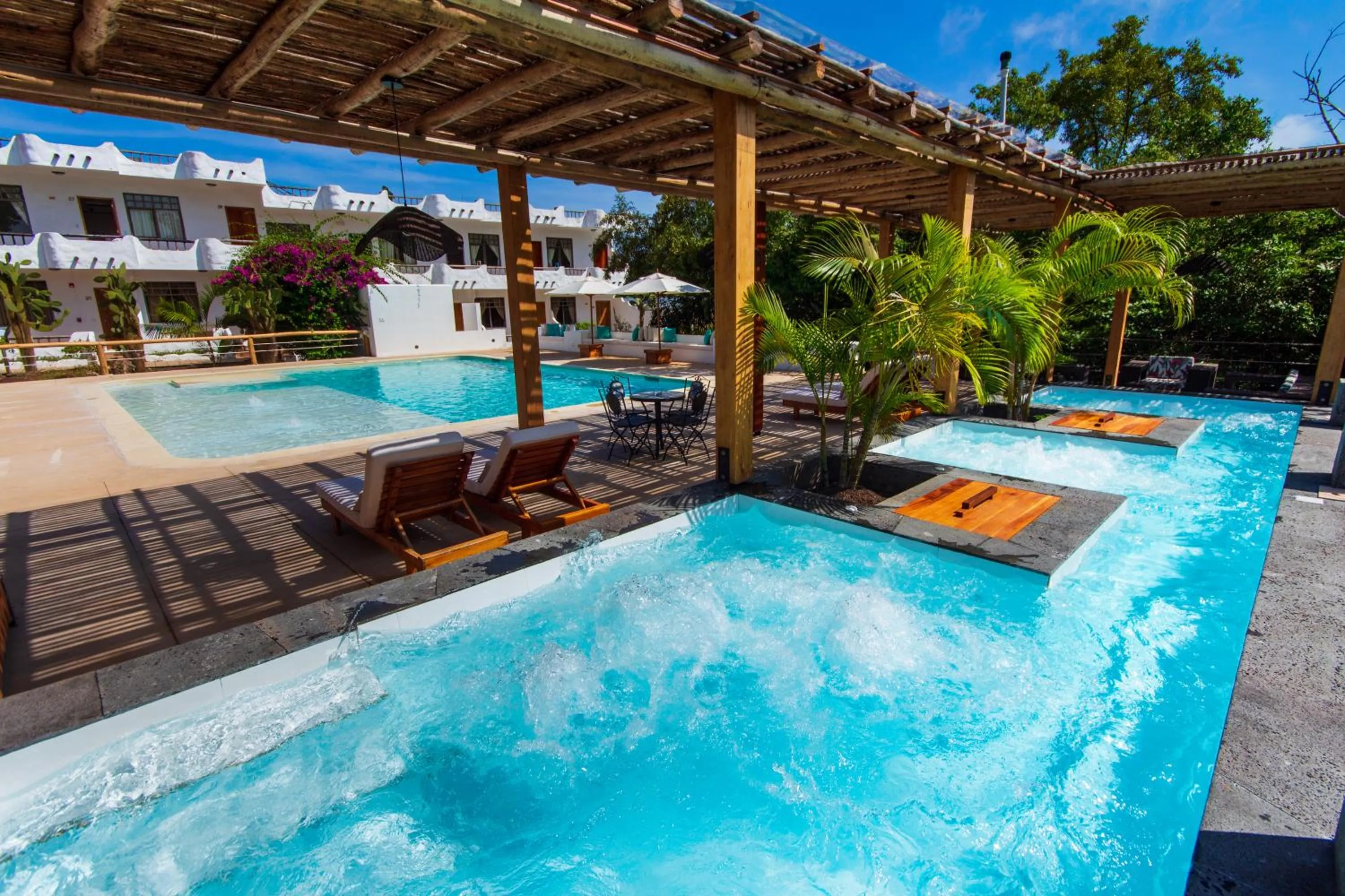 Pool view in Hotel Fiesta