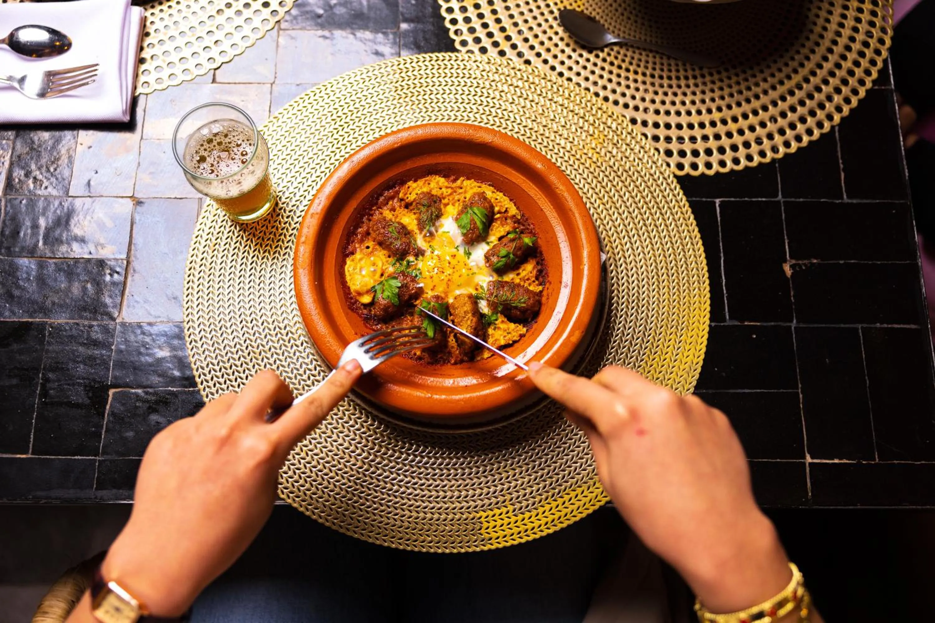 Food and drinks in Riad Al Rimal & Spa