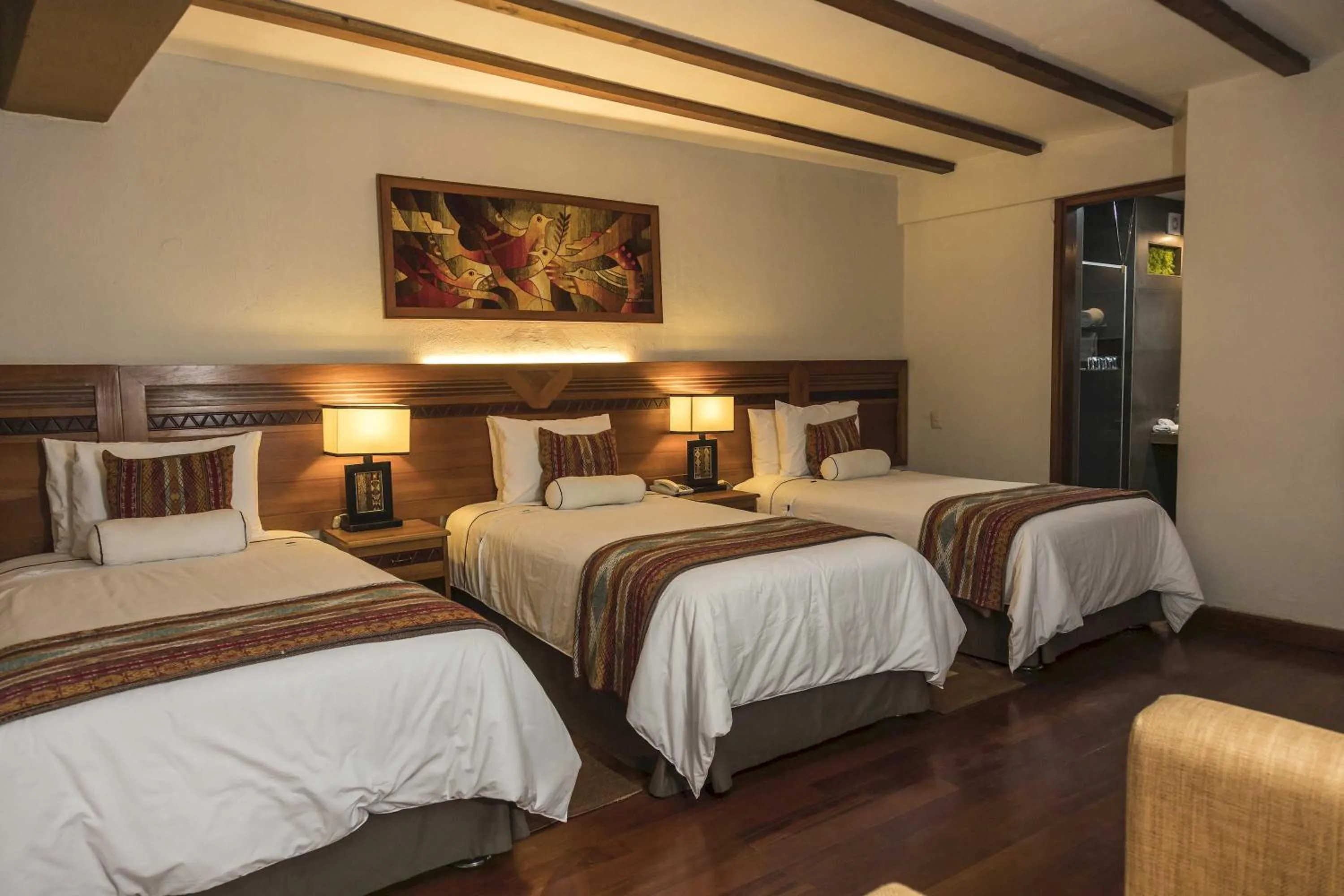 Mountain view, Bed in Casa del Sol Machupicchu