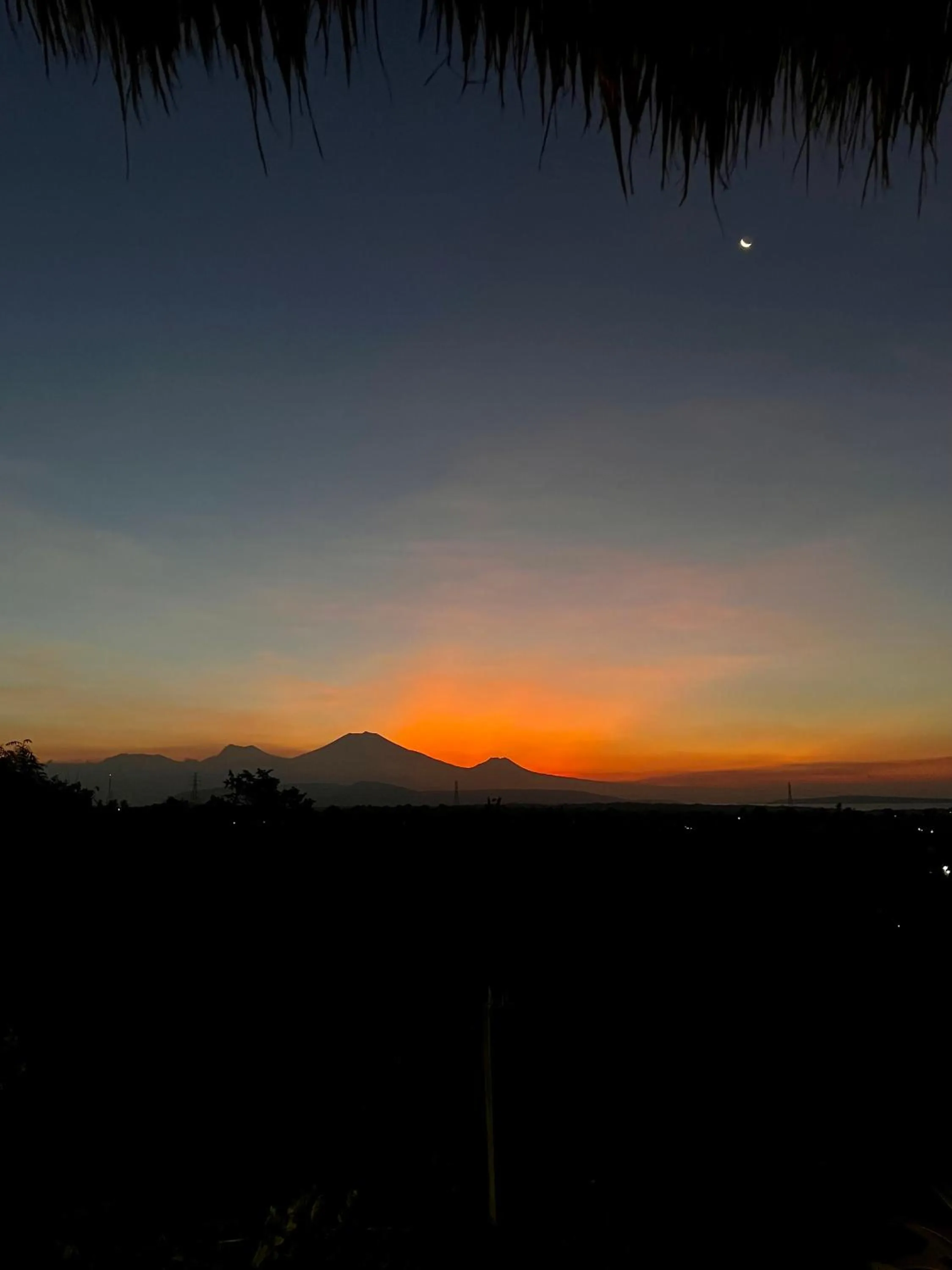 Sunset in Menjangan Hill