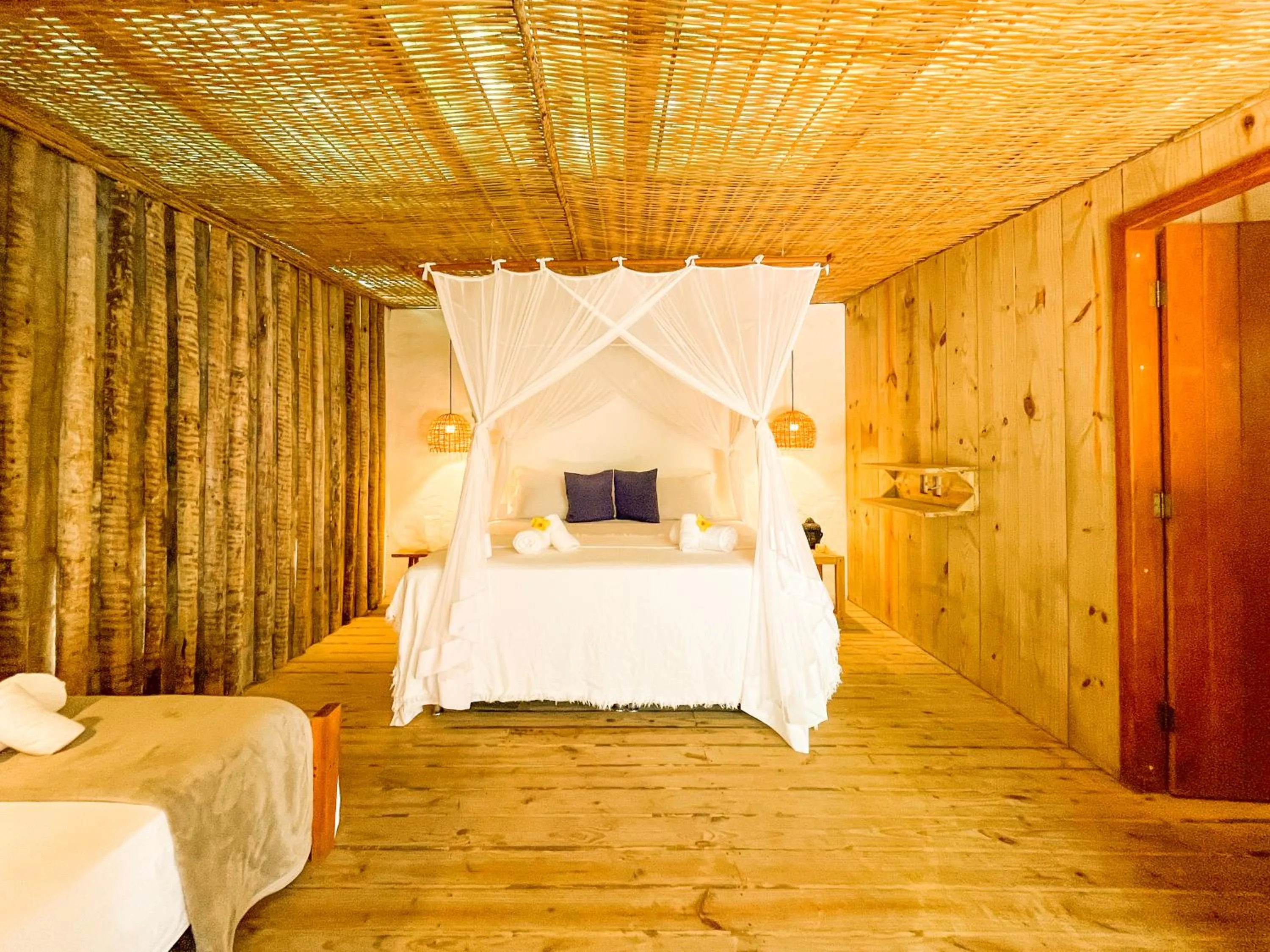 Bed in Pousada Mangue Sereno