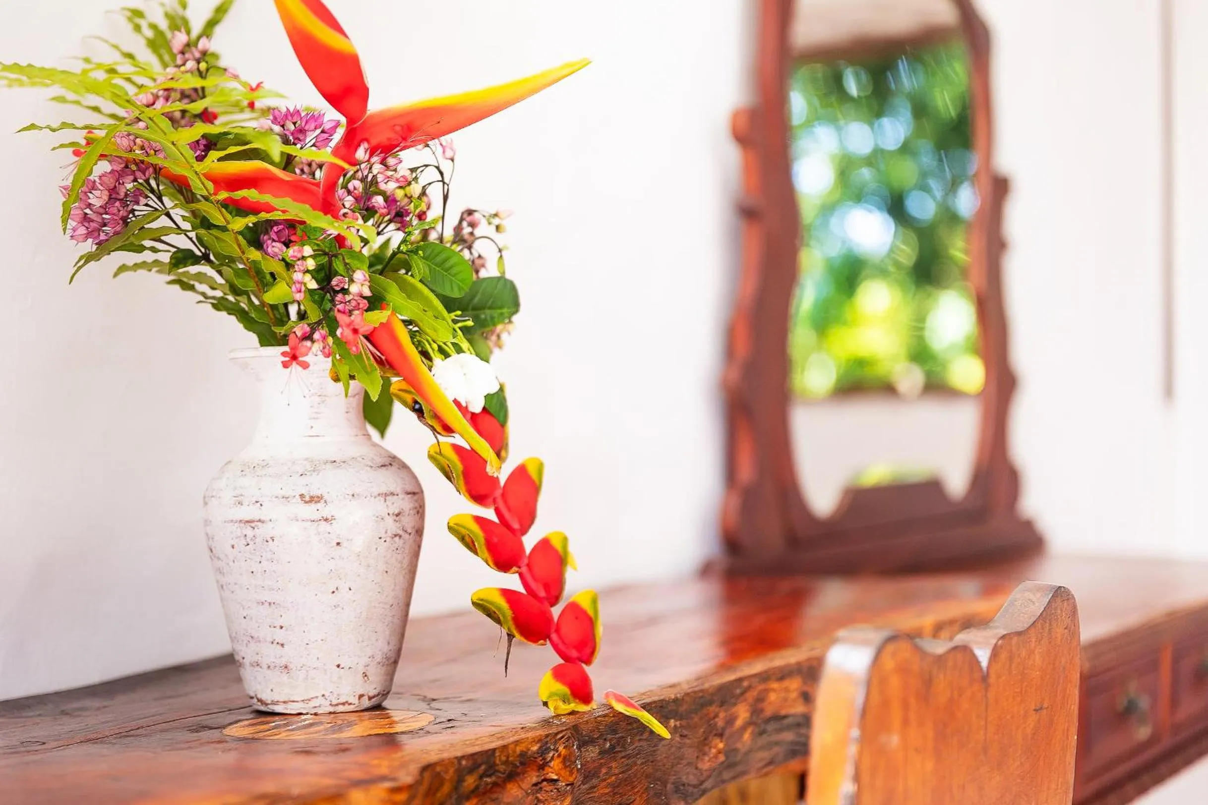 Decorative detail in Pousada Mangue Sereno