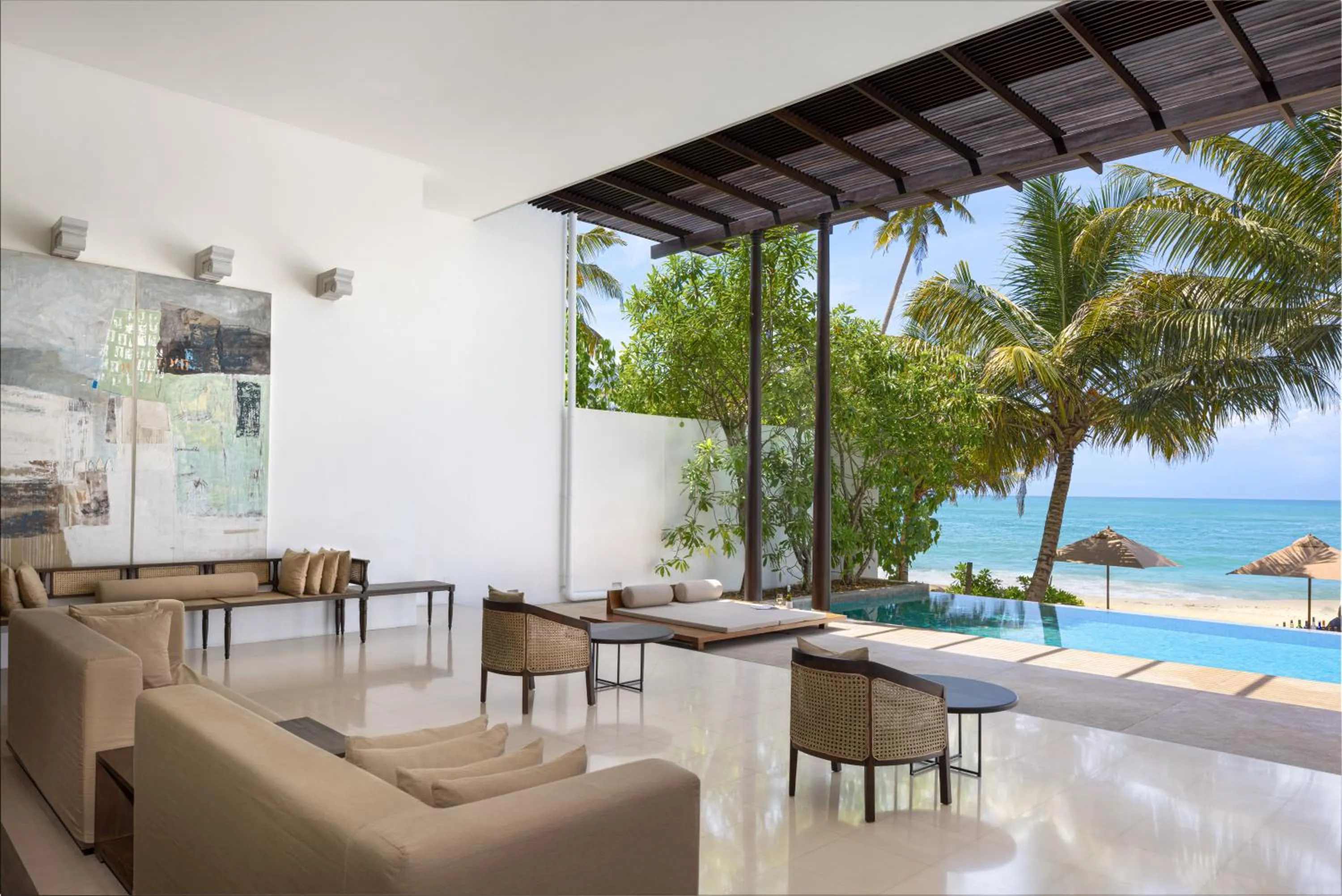 Lobby or reception in Three Gables Boutique Villa