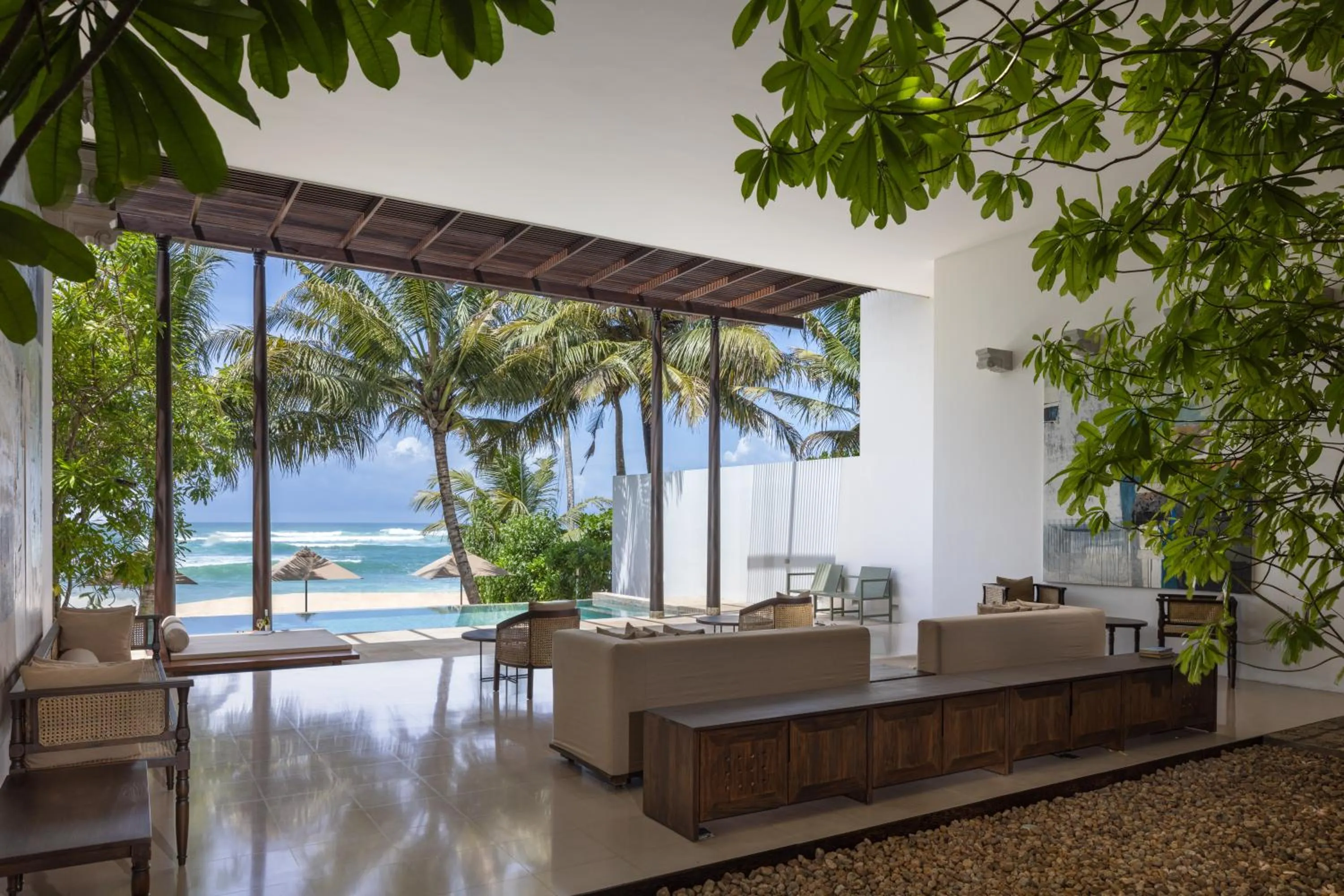 Lobby or reception in Three Gables Boutique Villa