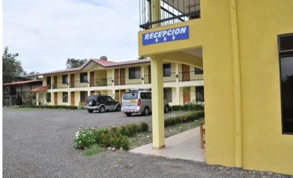 Facade/entrance in Hotel Santa Ana Liberia Airport