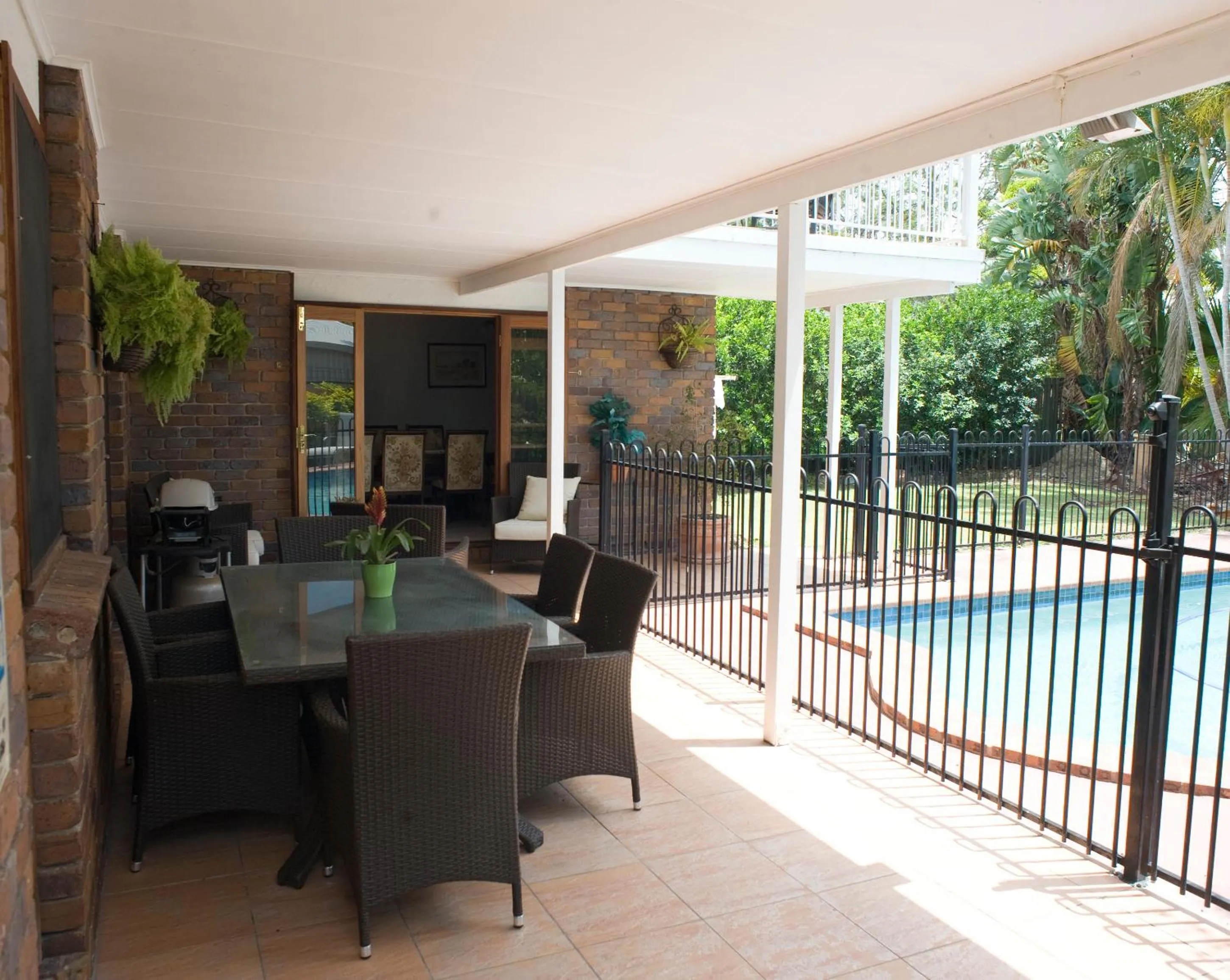 Patio in Ainslie Manor Guest House