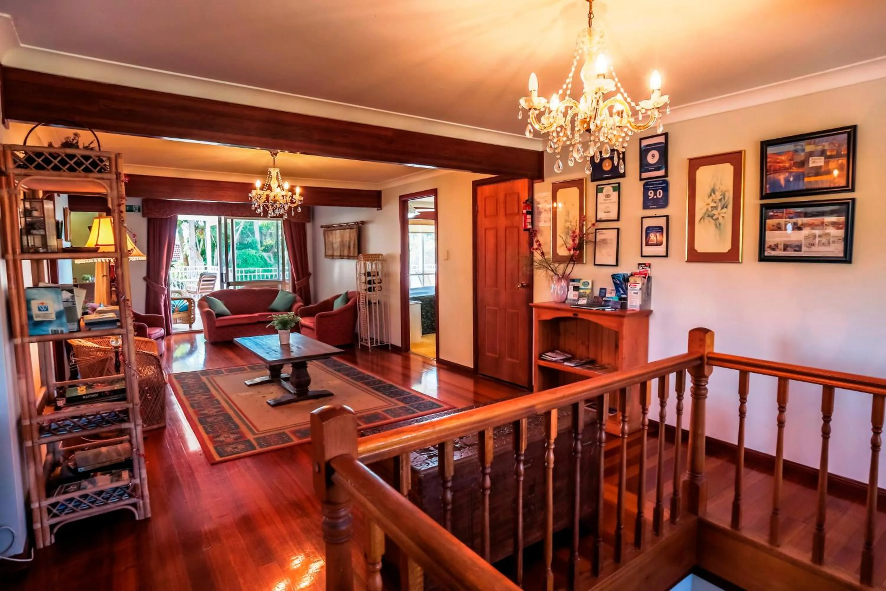 Seating area in Ainslie Manor Guest House