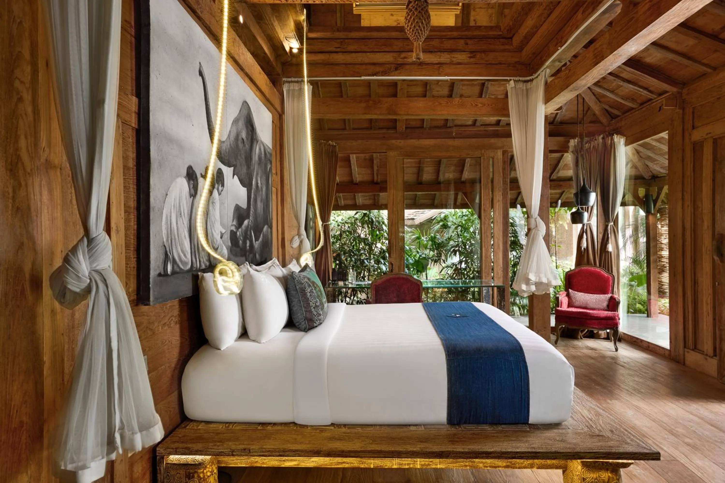 Bedroom in Blue Karma Village