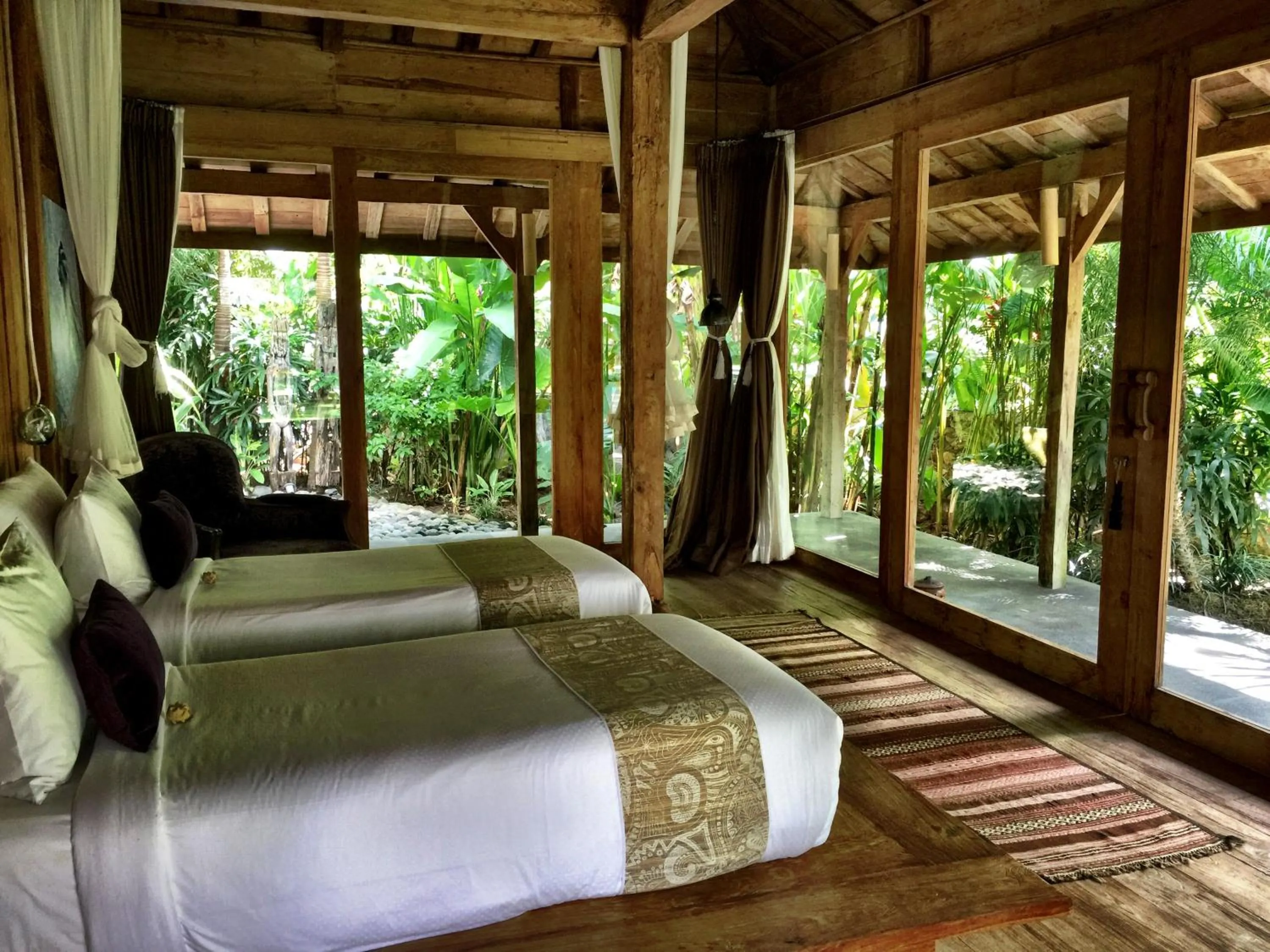 Bed in Blue Karma Village