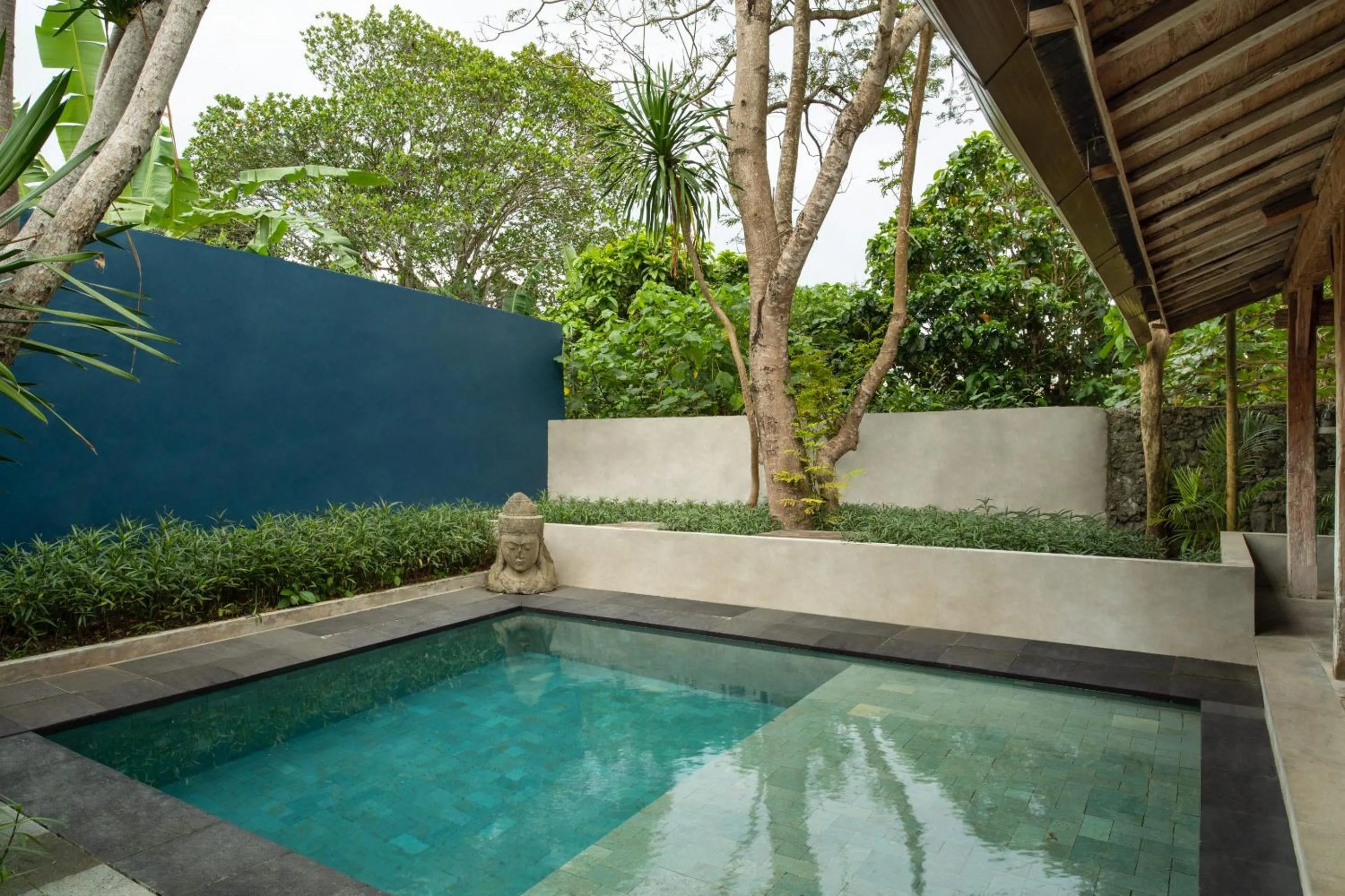 Swimming pool in Blue Karma Village