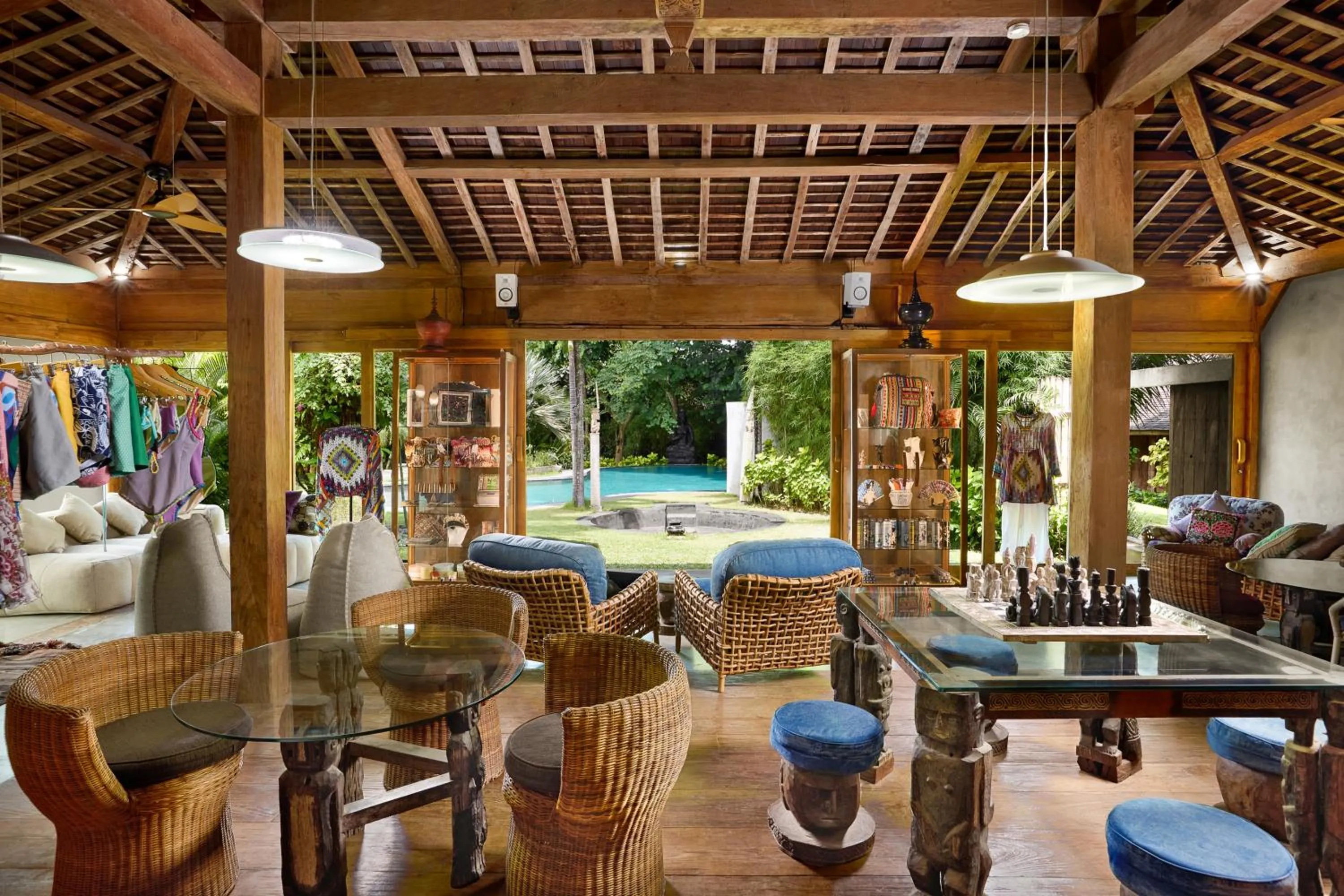 Lounge or bar in Blue Karma Village