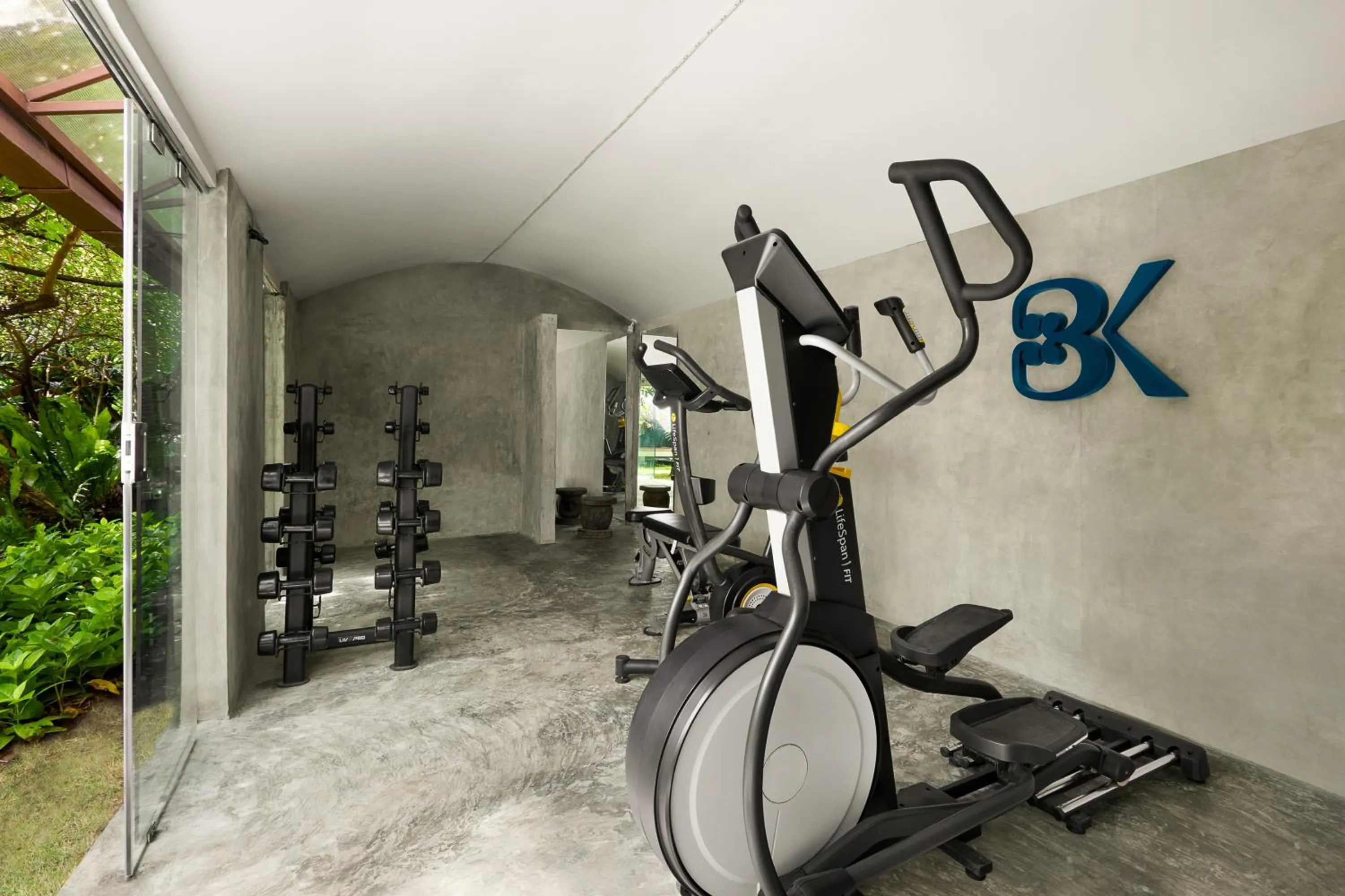 Fitness centre/facilities in Blue Karma Village