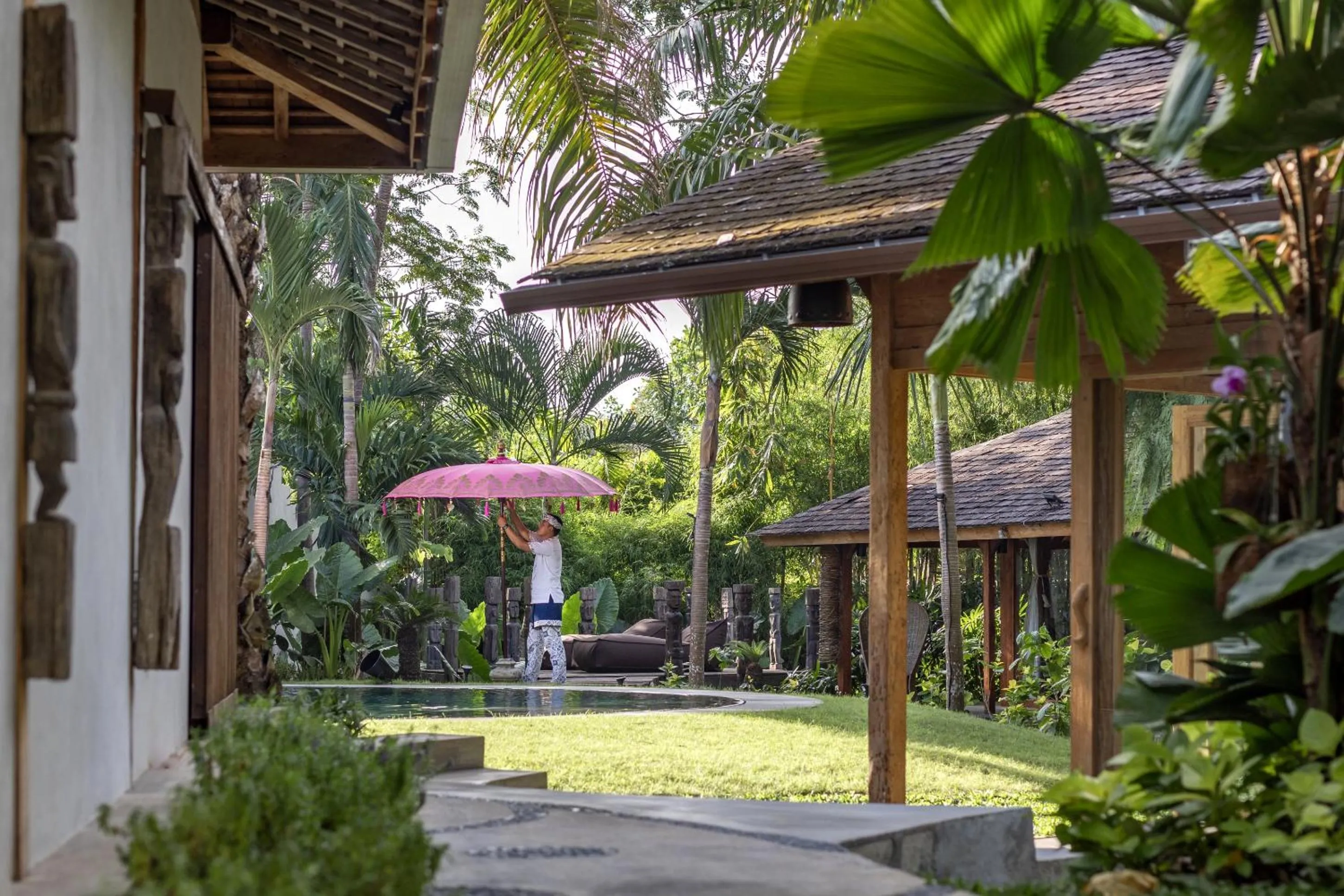 Garden in Blue Karma Village